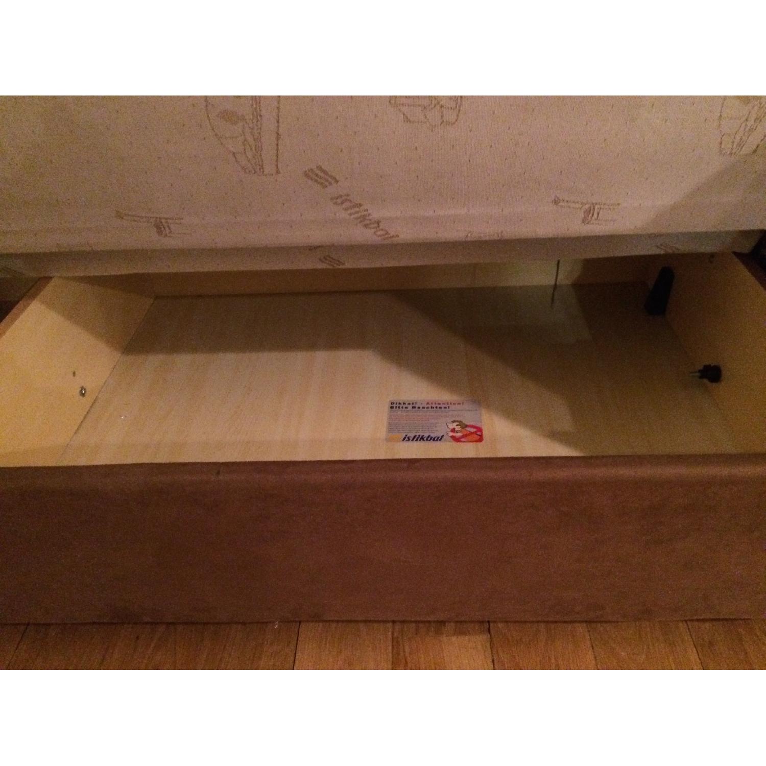 Istikbal Suede Futon/Sofa Bed - image-5