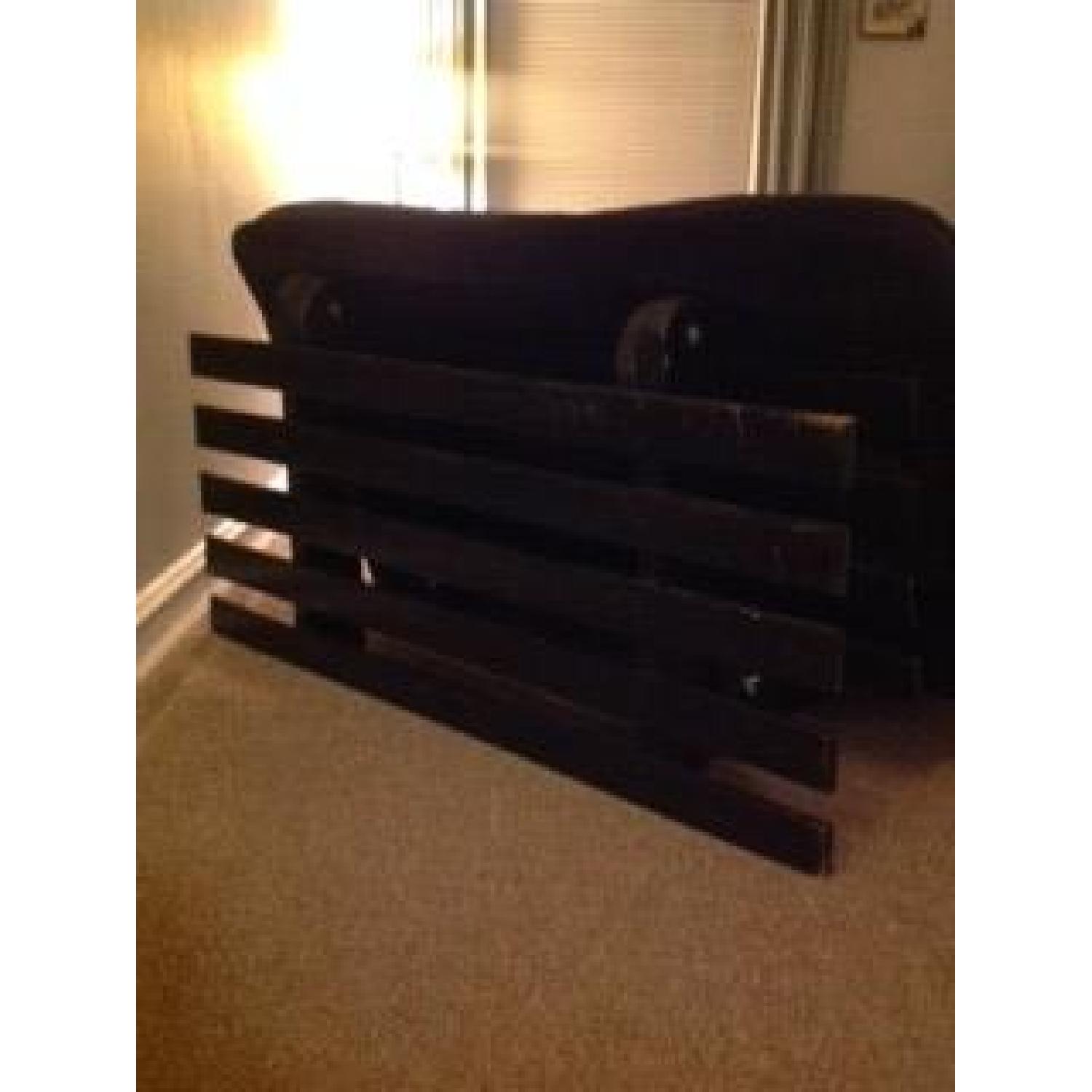 Sealy Posturepedic Black Velvet Futon - image-4