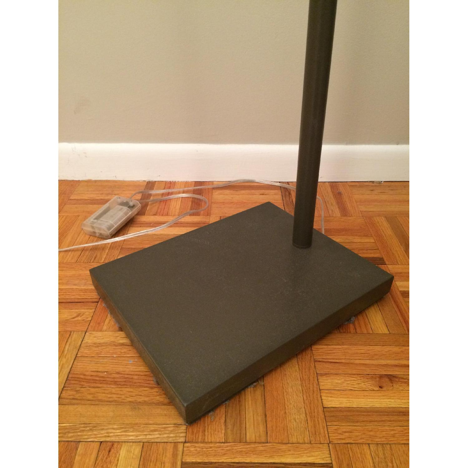 Crate & Barrel Dexter Floor Lamp w/ Grey Shade - image-3