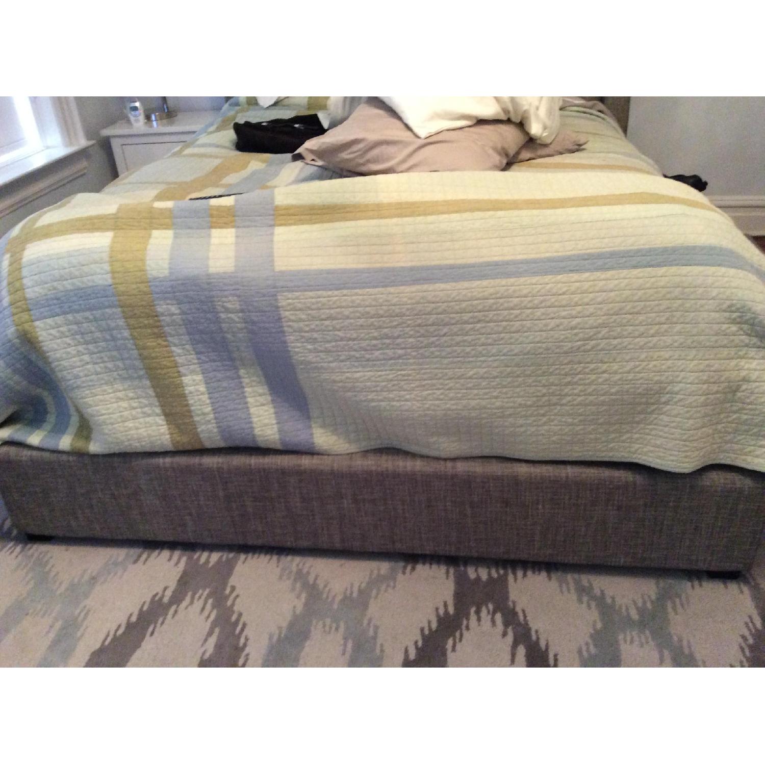 Ashley's Grey Upholstered Tufted Sorinella Queen Bed - image-3