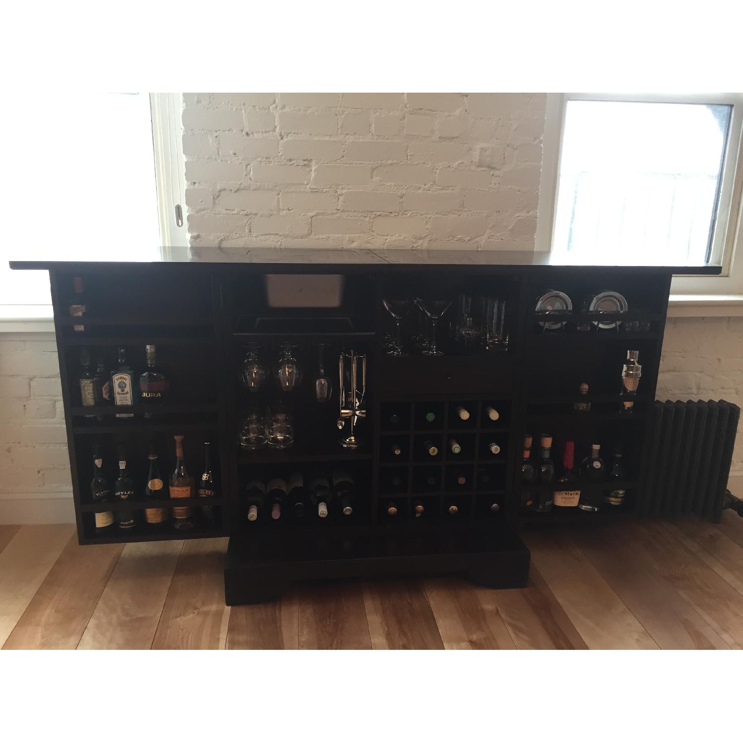 Pottery Barn Modine Bar in Mahogany - image-2