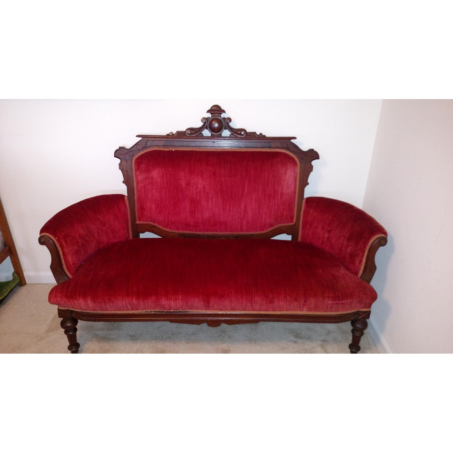 Victorian Couches - Pair - image-1