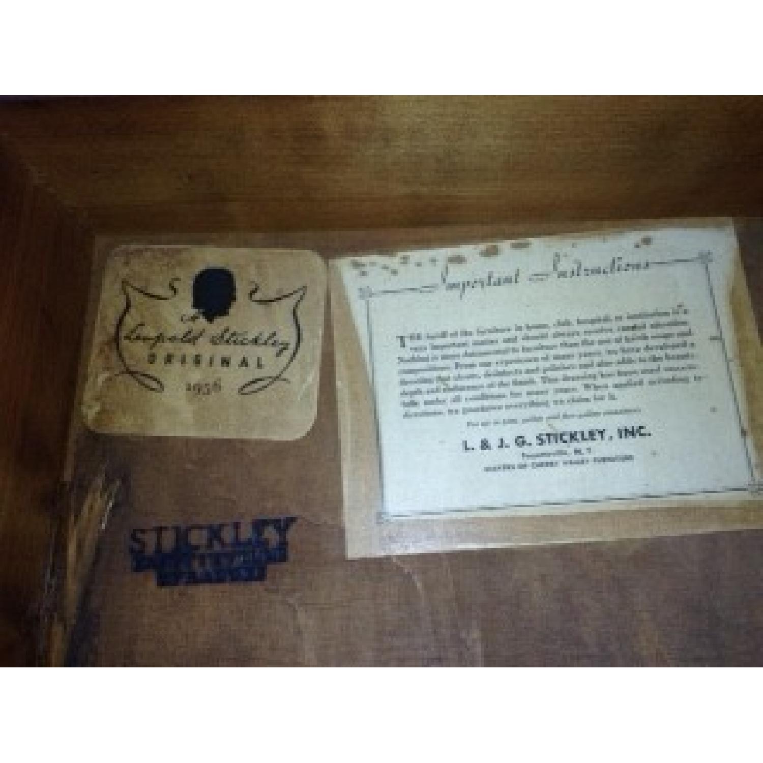 Leopold Stickley Cherry Side Table - image-6