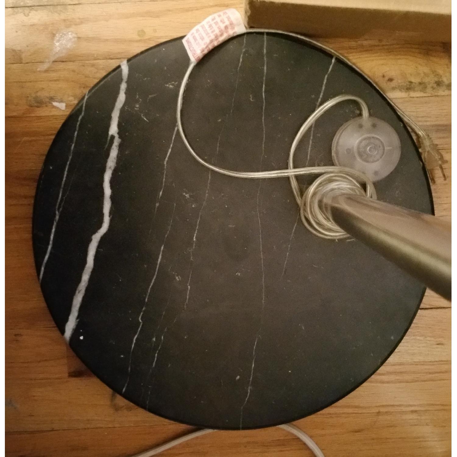 Mod Floor Lamp w/ Black Marble Base - image-3