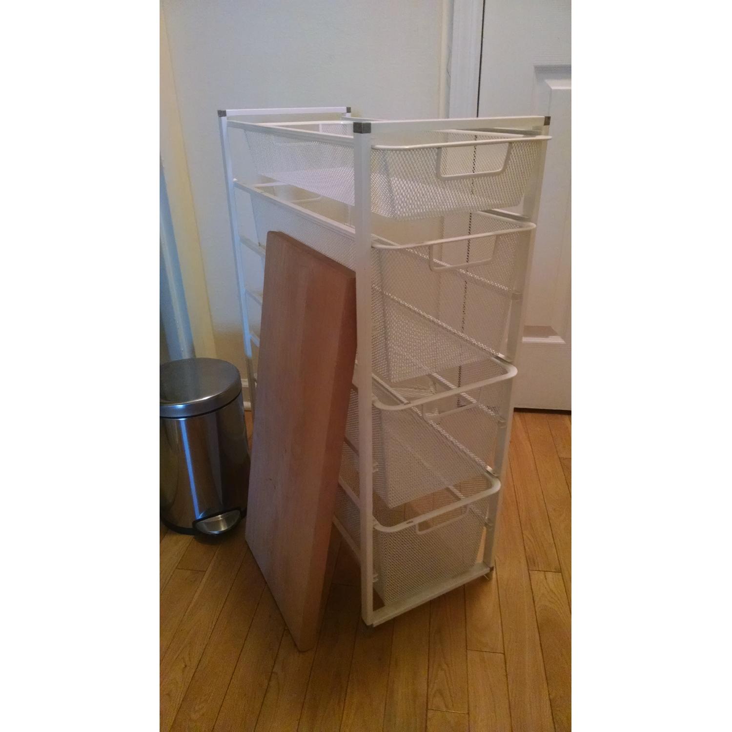 The Container Store Elfa Wire Basket Drawers Unit - image-5