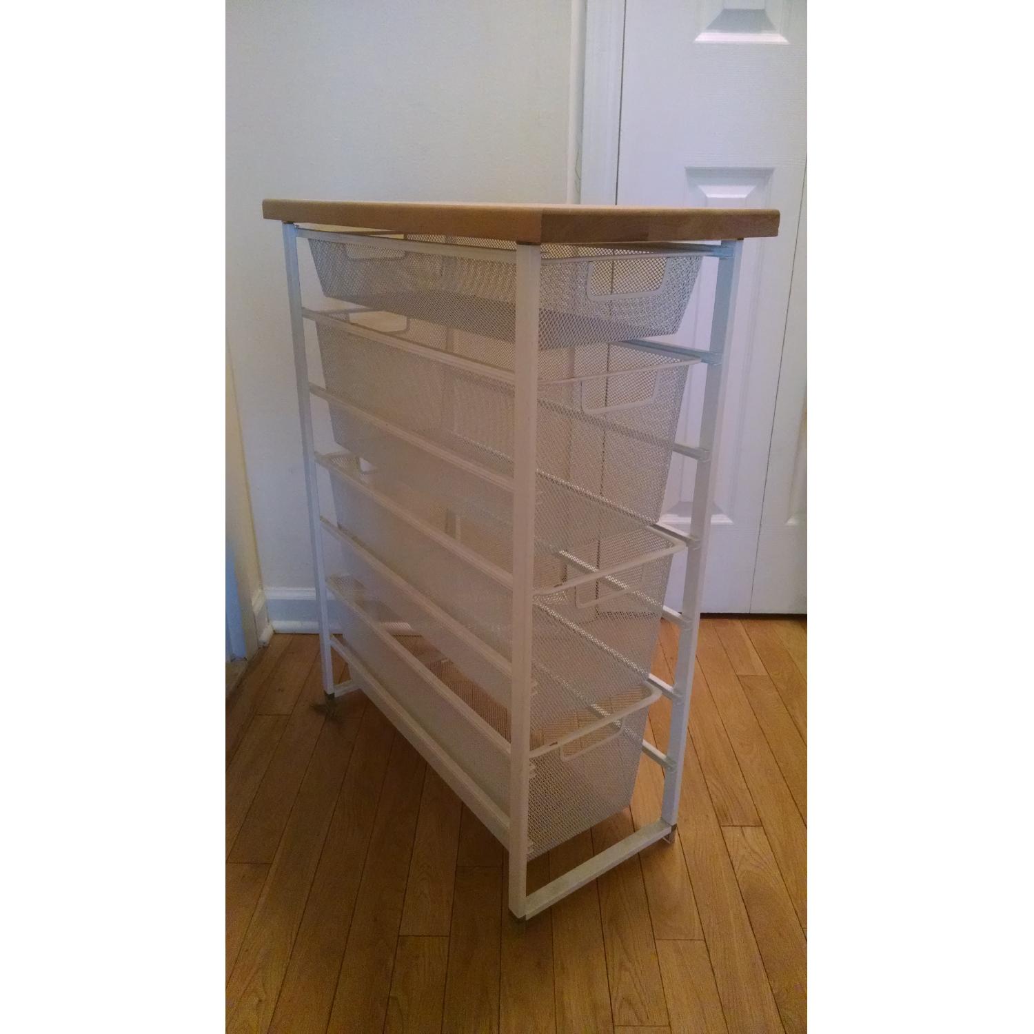 The Container Store Elfa Wire Basket Drawers Unit - image-7