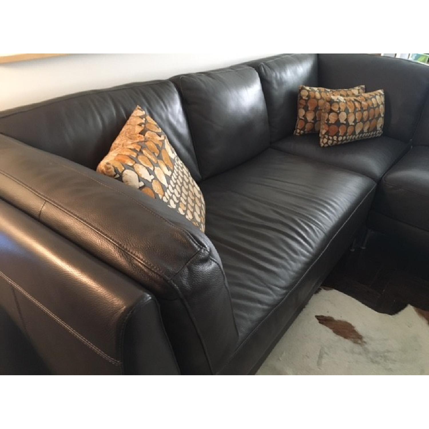 3 Piece Leather Sectional Sofa - image-3