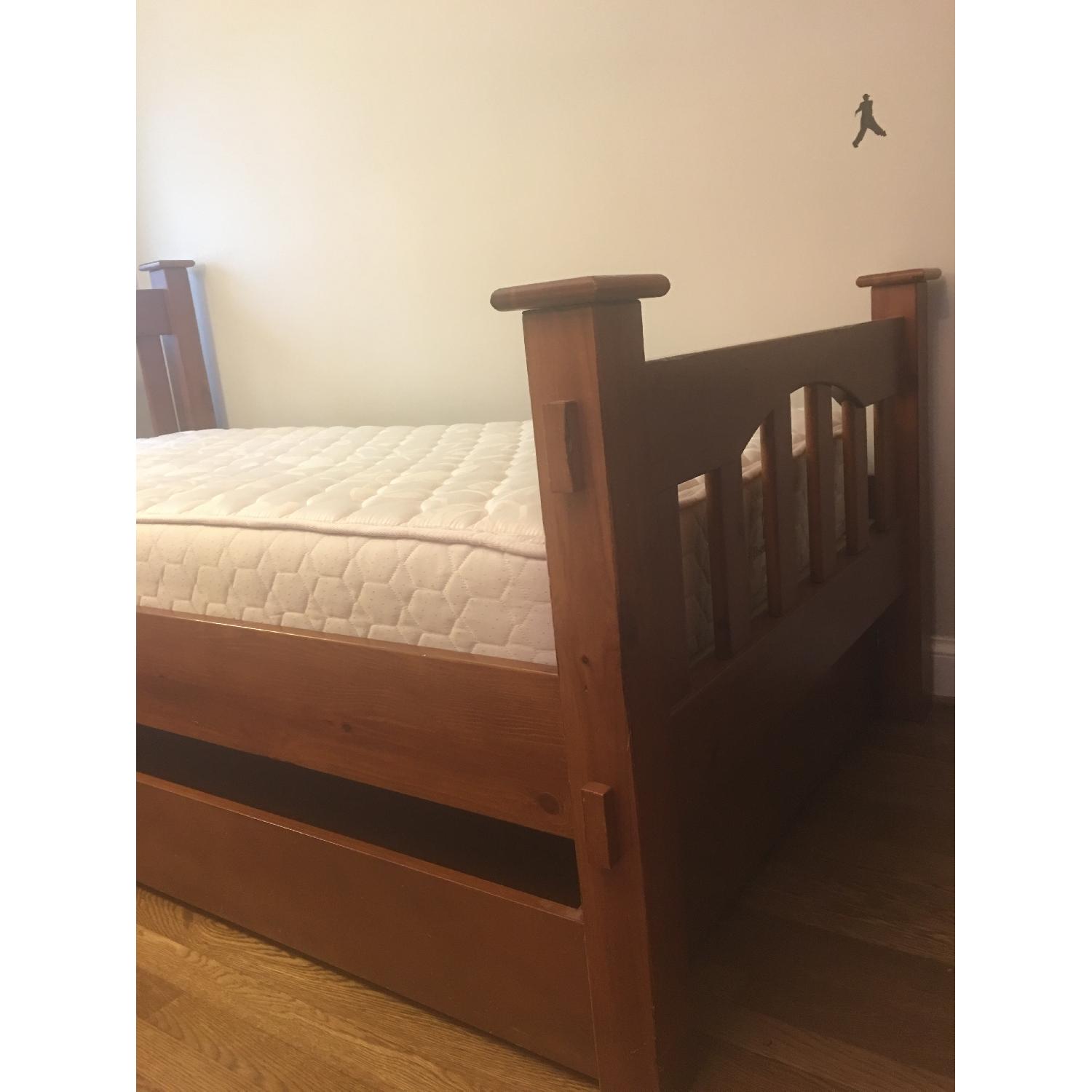 Pottery Barn Kendall Twin Bed w/ Trundle - image-1
