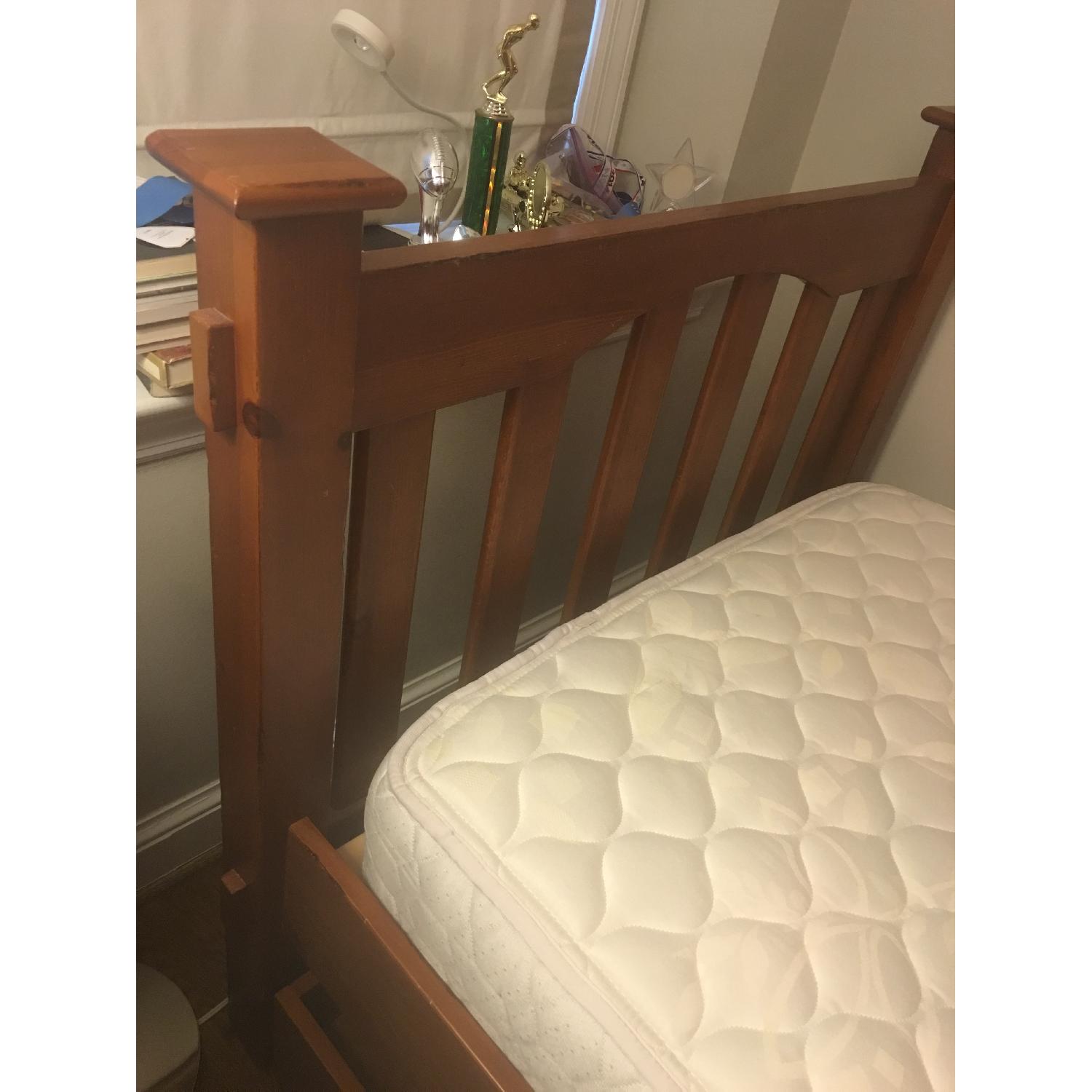 Pottery Barn Kendall Twin Bed w/ Trundle - image-2