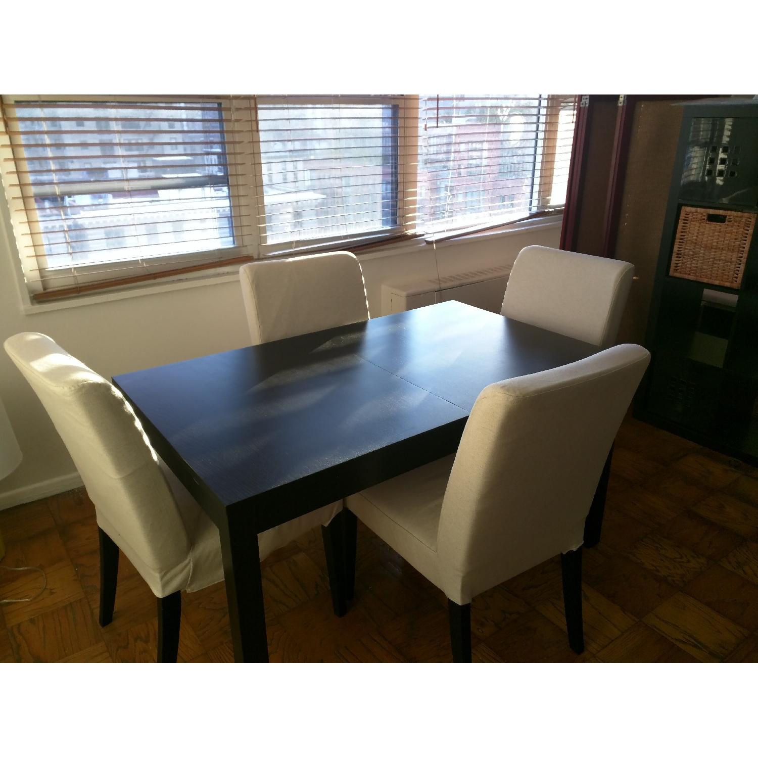 Ikea Wood Extendable Dining Table - image-1