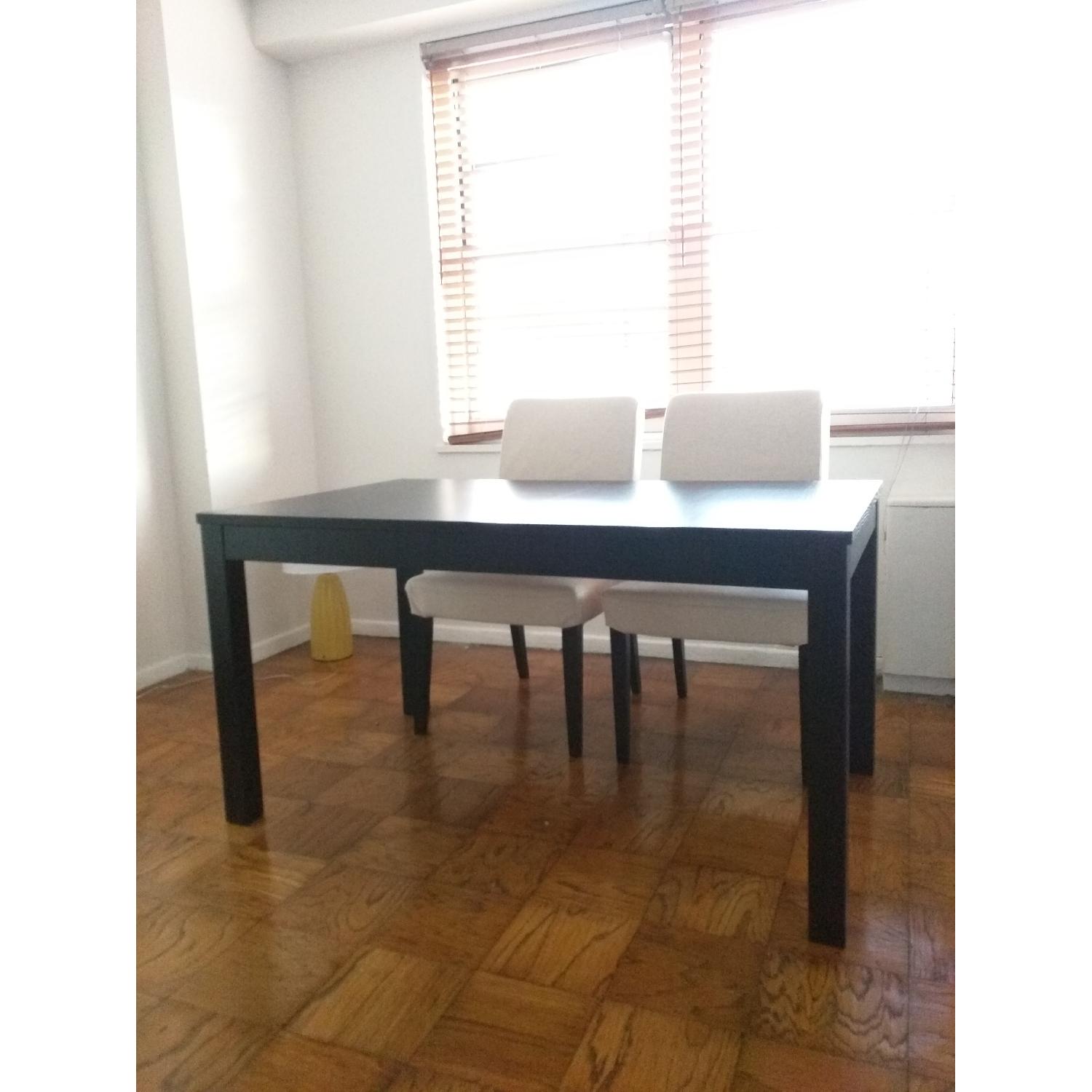 Ikea Wood Extendable Dining Table AptDeco