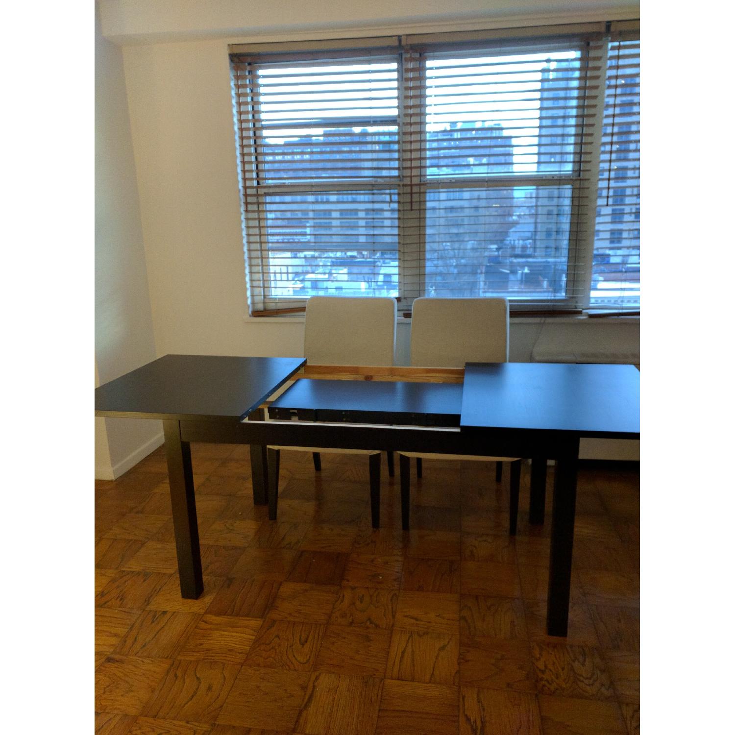 Ikea Wood Extendable Dining Table AptDeco
