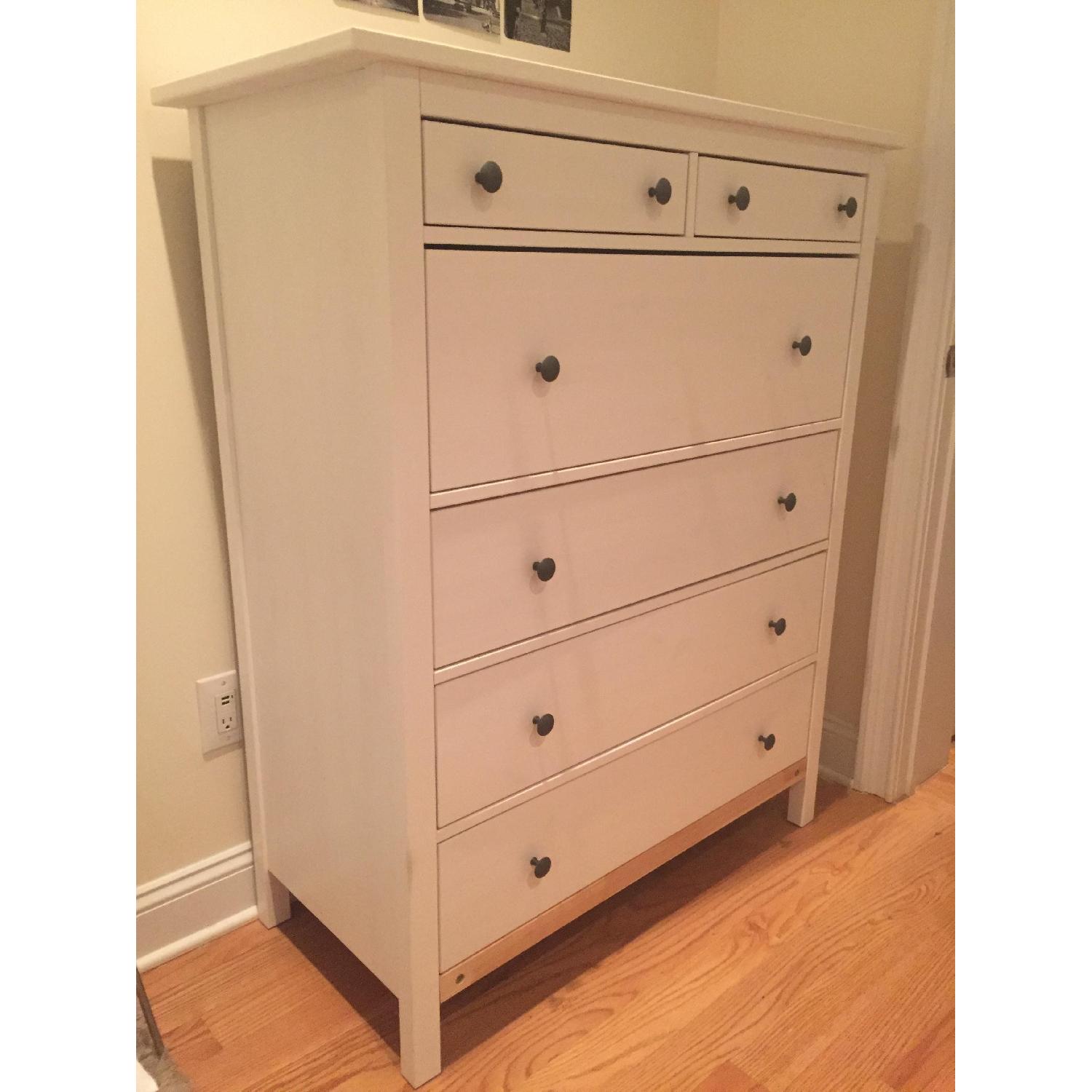 Ikea Hemnes 6-Drawer White Chest - image-2