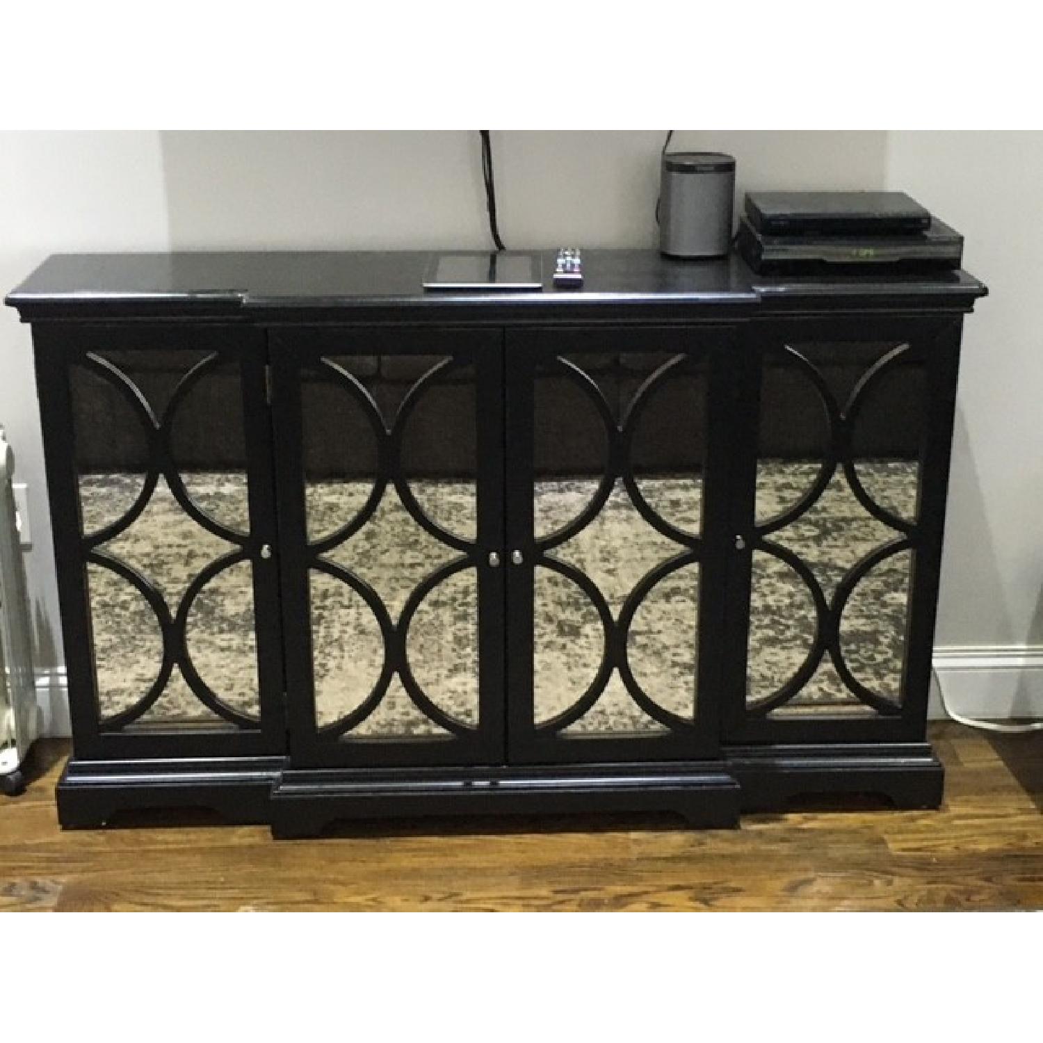 Home Meridian Mirrored TV/Media Cabinet - image-1