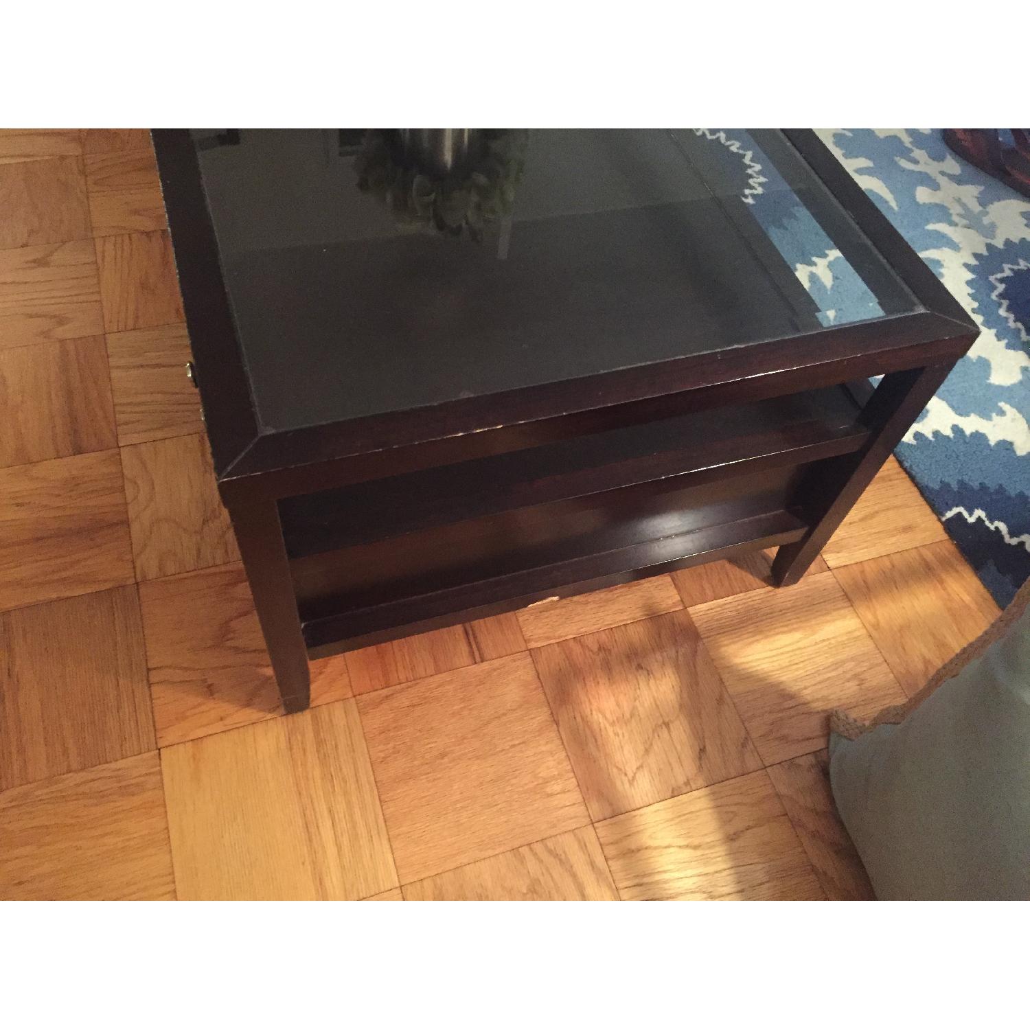 Straight from the Crate Dark Brown Wood Coffee Table - image-2