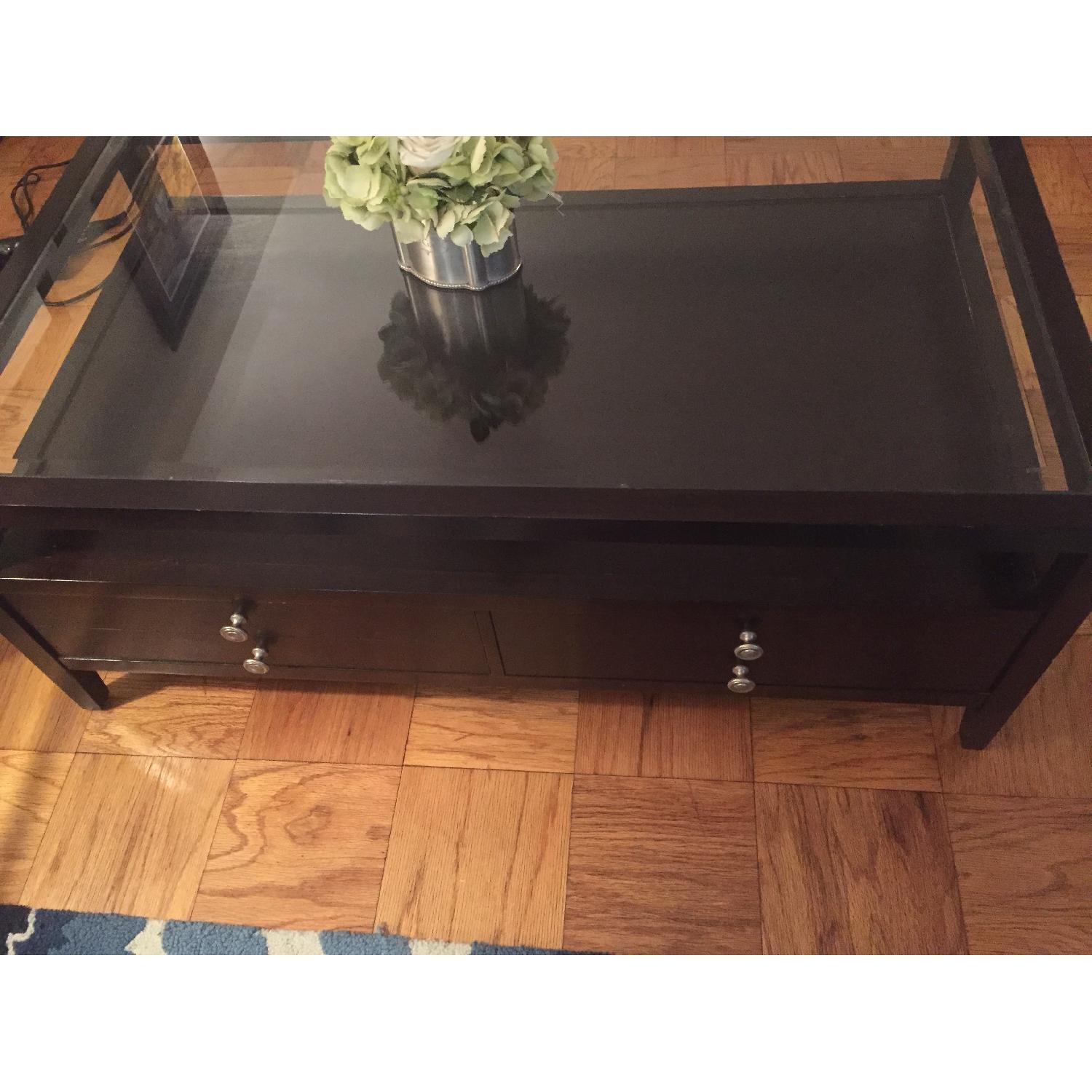 Straight from the Crate Dark Brown Wood Coffee Table - image-4