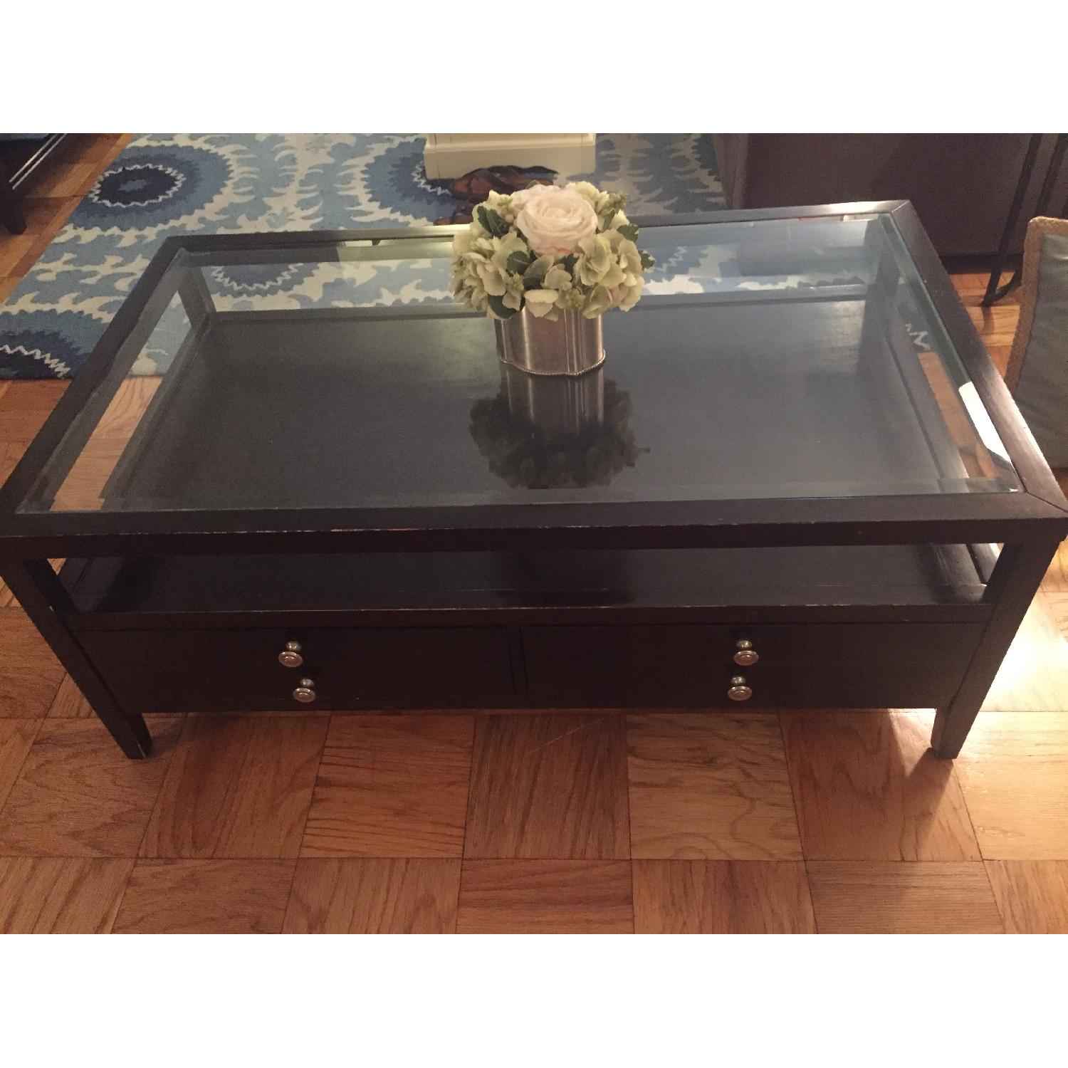 Straight from the Crate Dark Brown Wood Coffee Table - image-7
