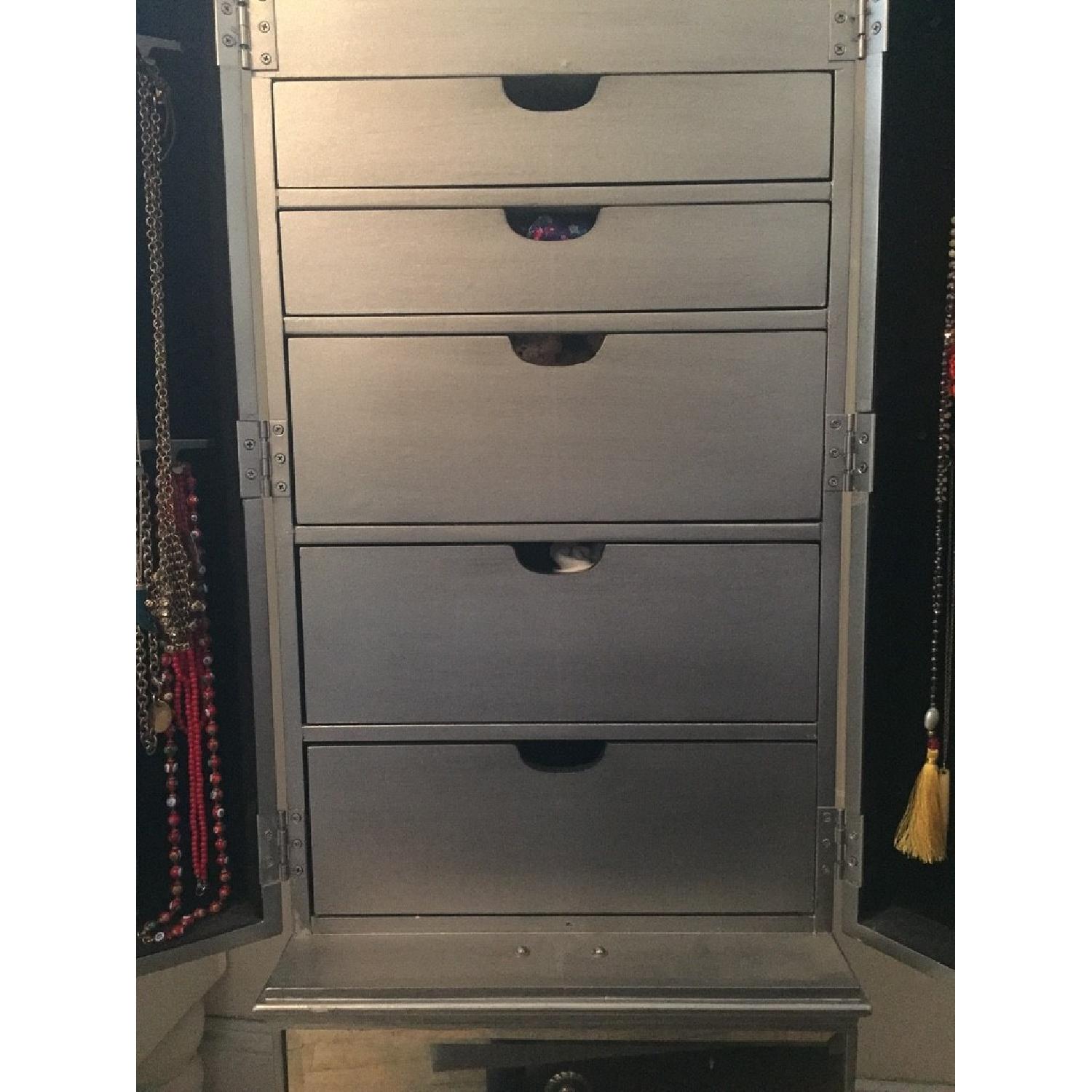 Pier 1 Hayworth Mirrored Jewelry Armoire - image-3