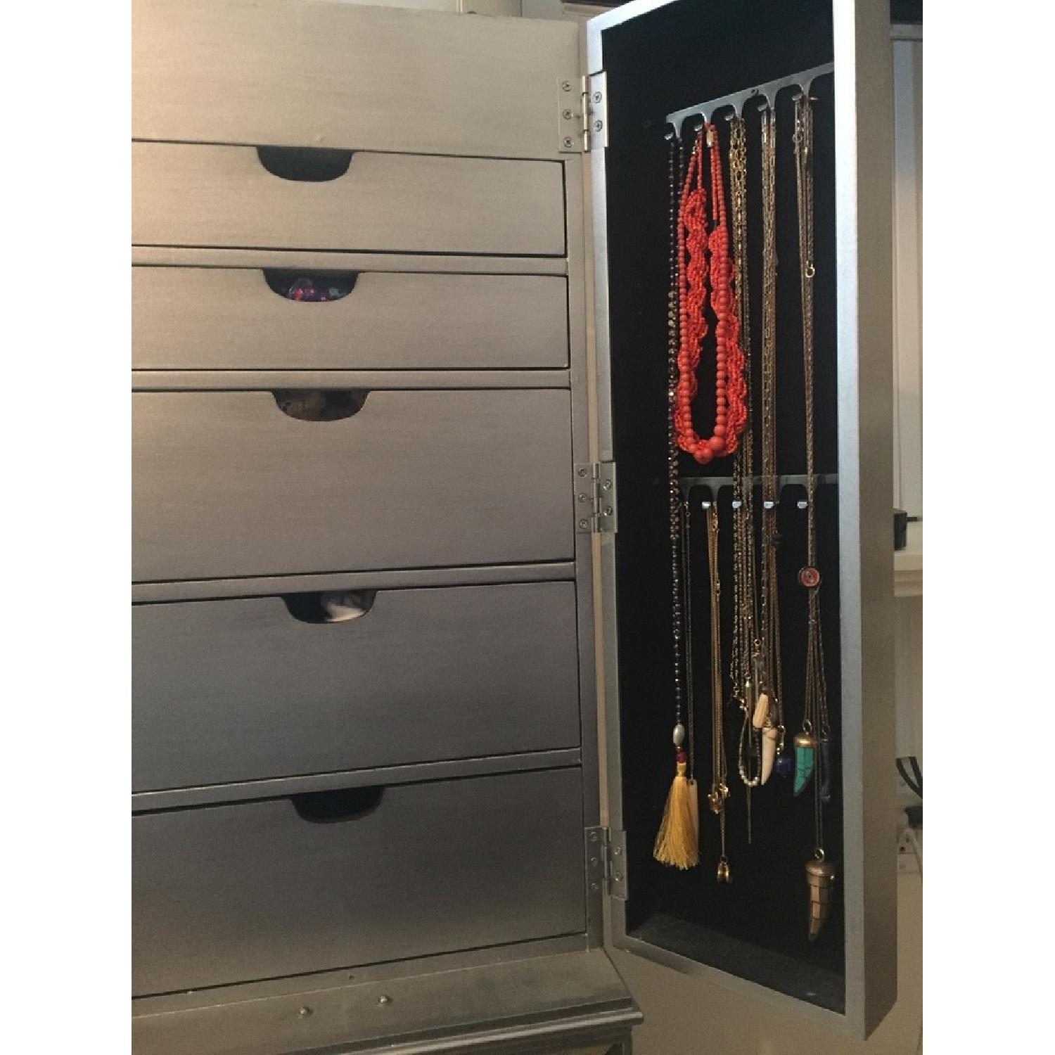 Pier 1 Hayworth Mirrored Jewelry Armoire - image-4