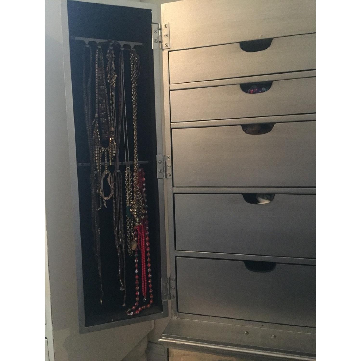 Pier 1 Hayworth Mirrored Jewelry Armoire - image-6