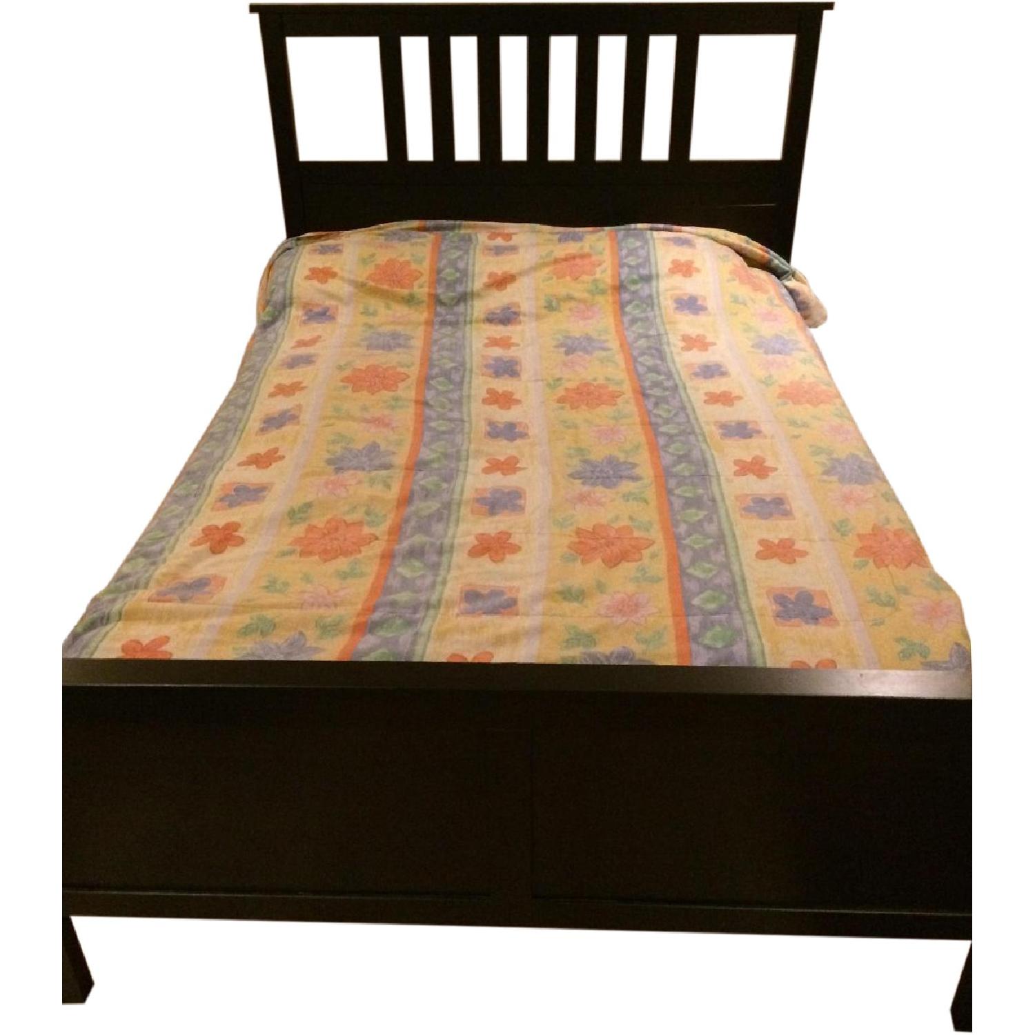 Ikea Hemnes Queen Bed Frame w/ Headboard - image-0