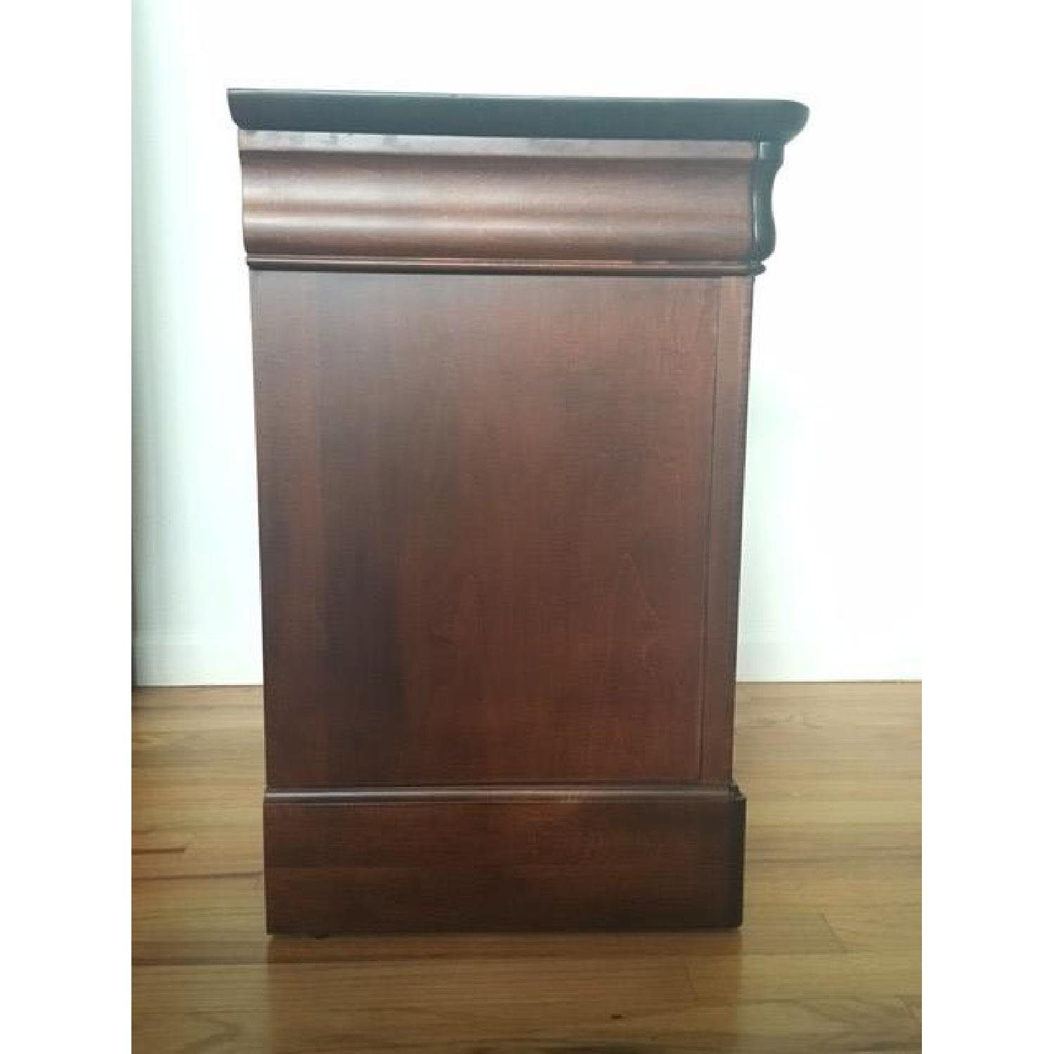Shermag Cherry Dresser + 2 Nightstands - image-2