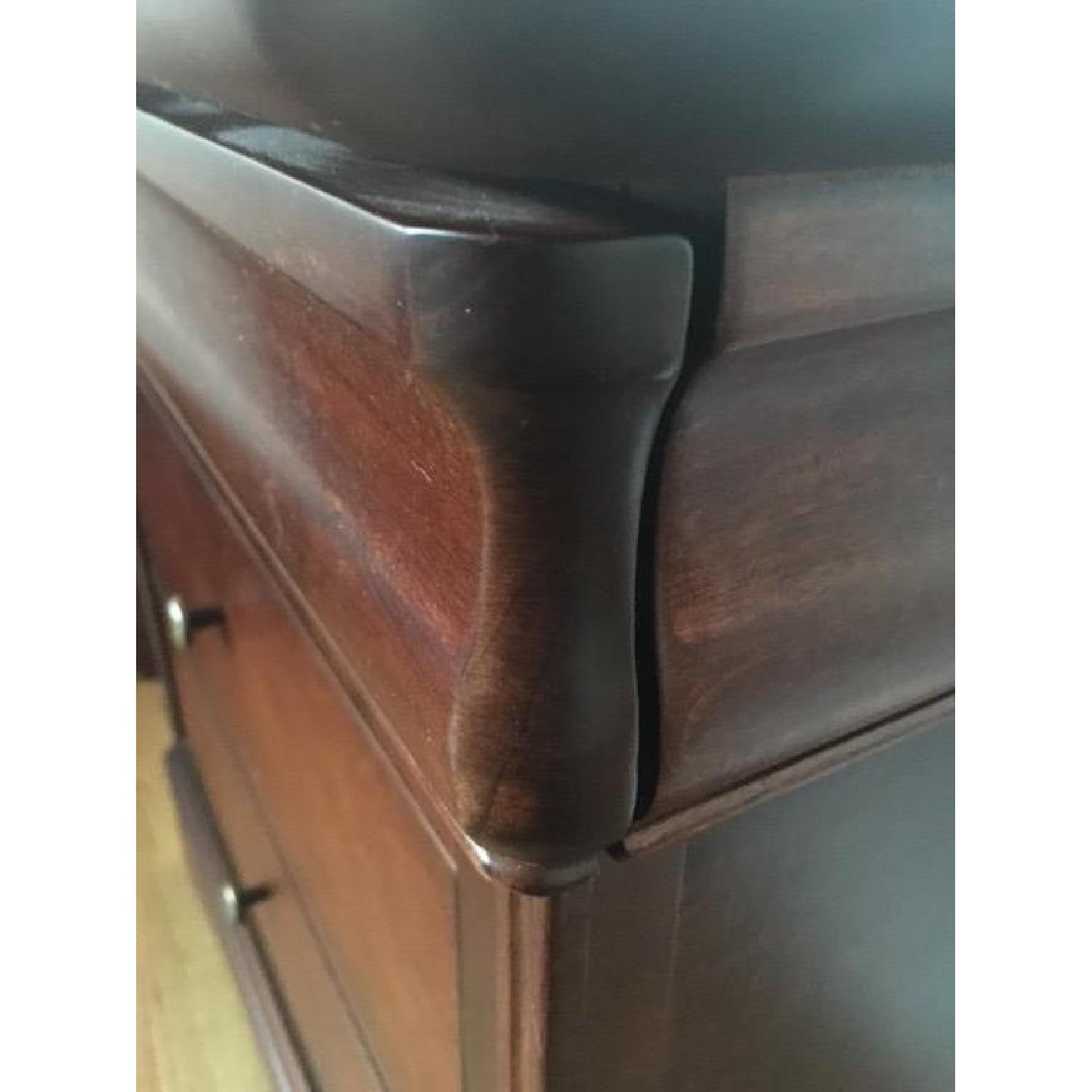 Shermag Cherry Dresser + 2 Nightstands - image-6