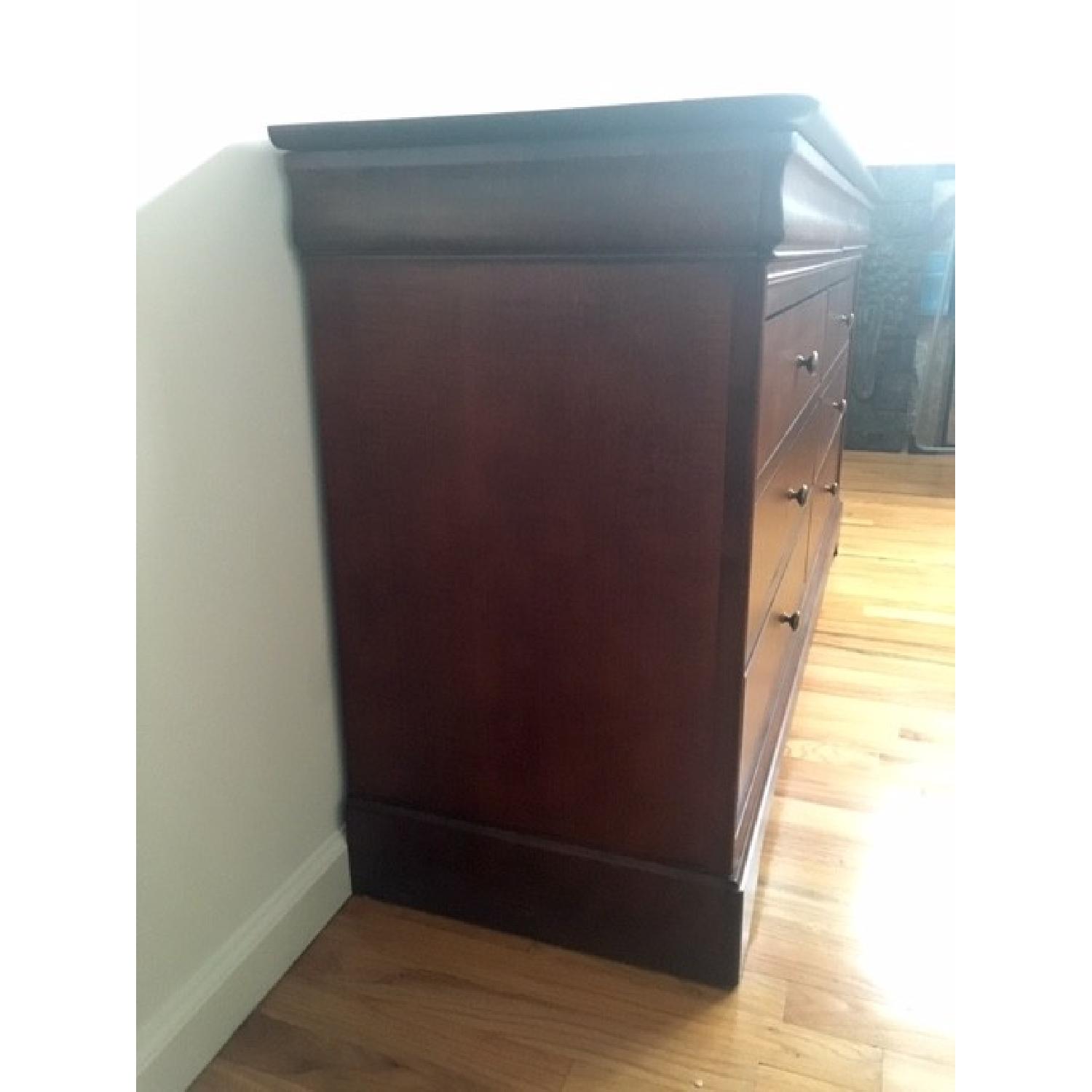 Shermag Cherry Dresser + 2 Nightstands - image-8
