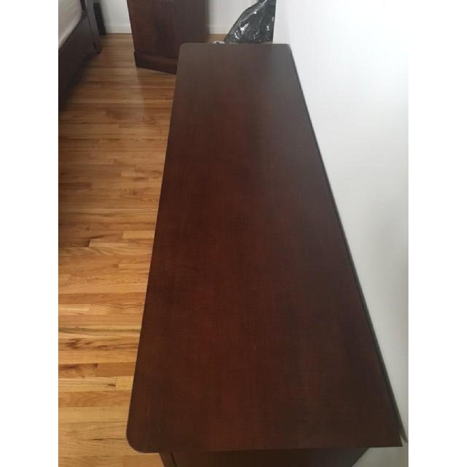Shermag Cherry Dresser + 2 Nightstands - image-12