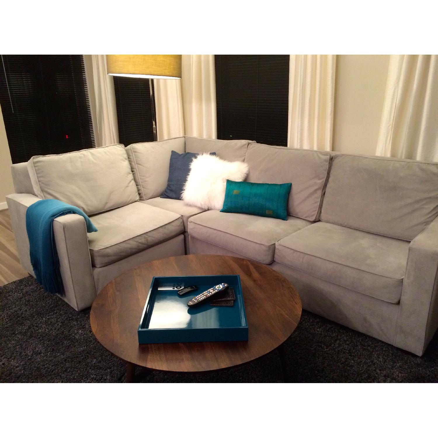 Crate & Barrel Bel Air Round Coffee Table - image-2