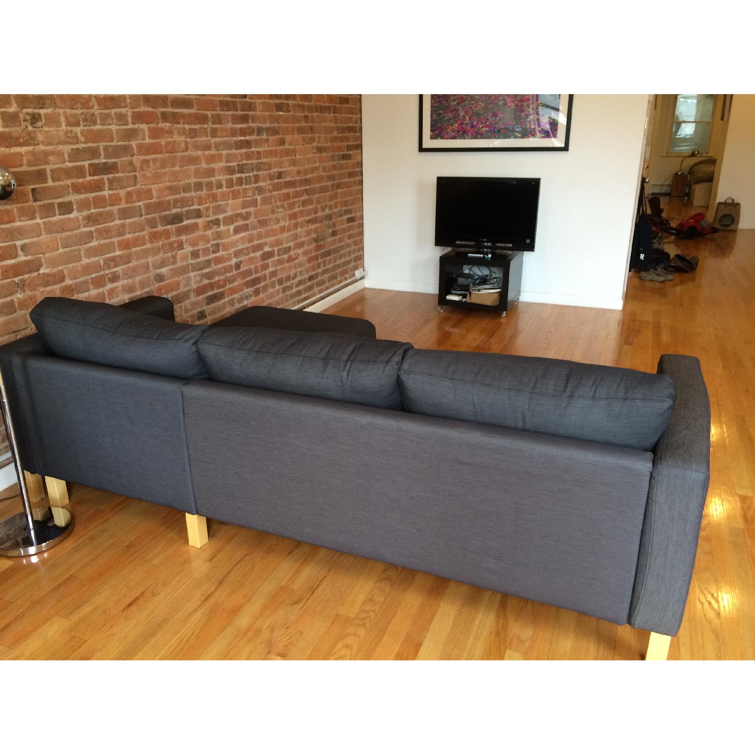 Ikea Karlstad Sofa w/ Chaise - image-3