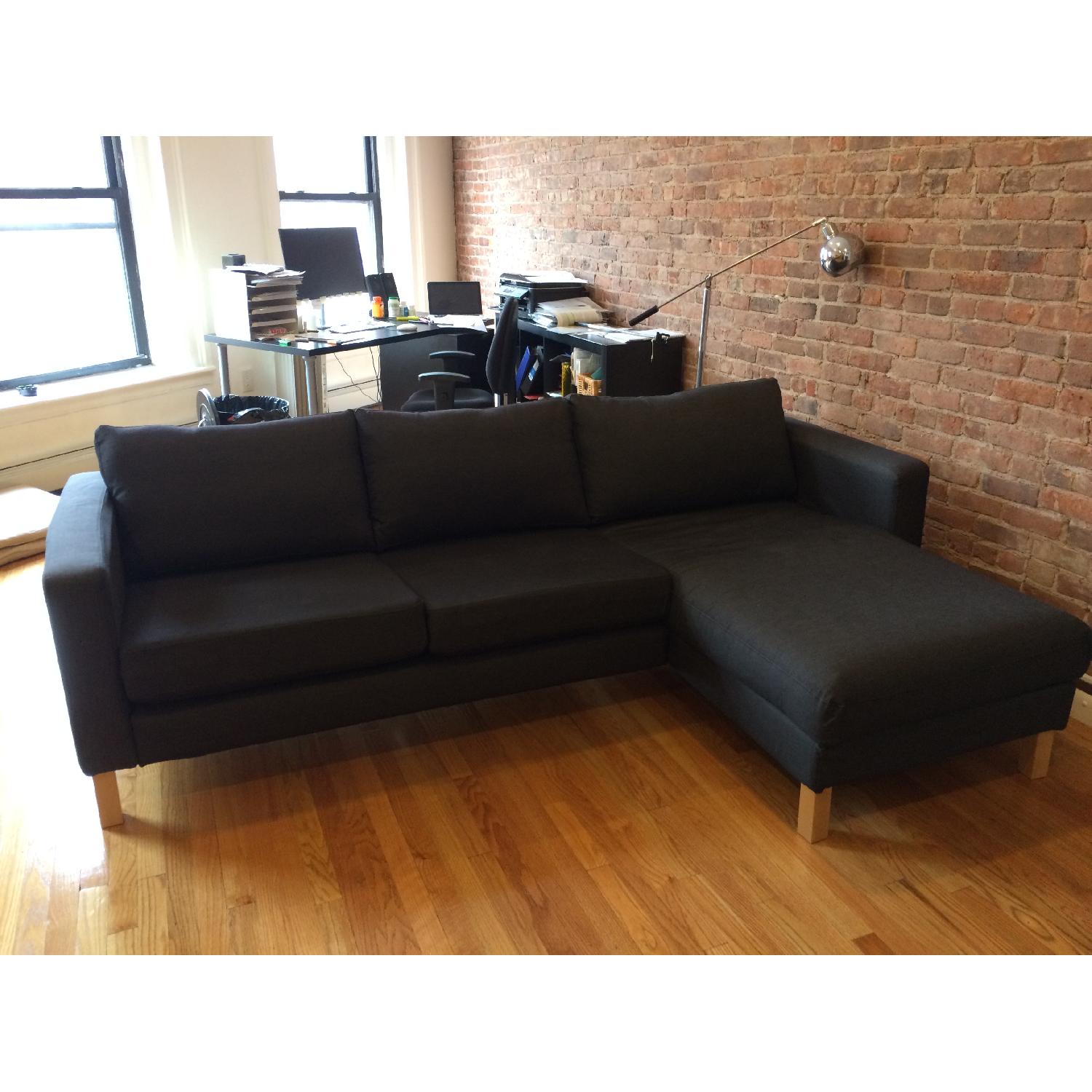 Ikea Karlstad Sofa w/ Chaise - image-4