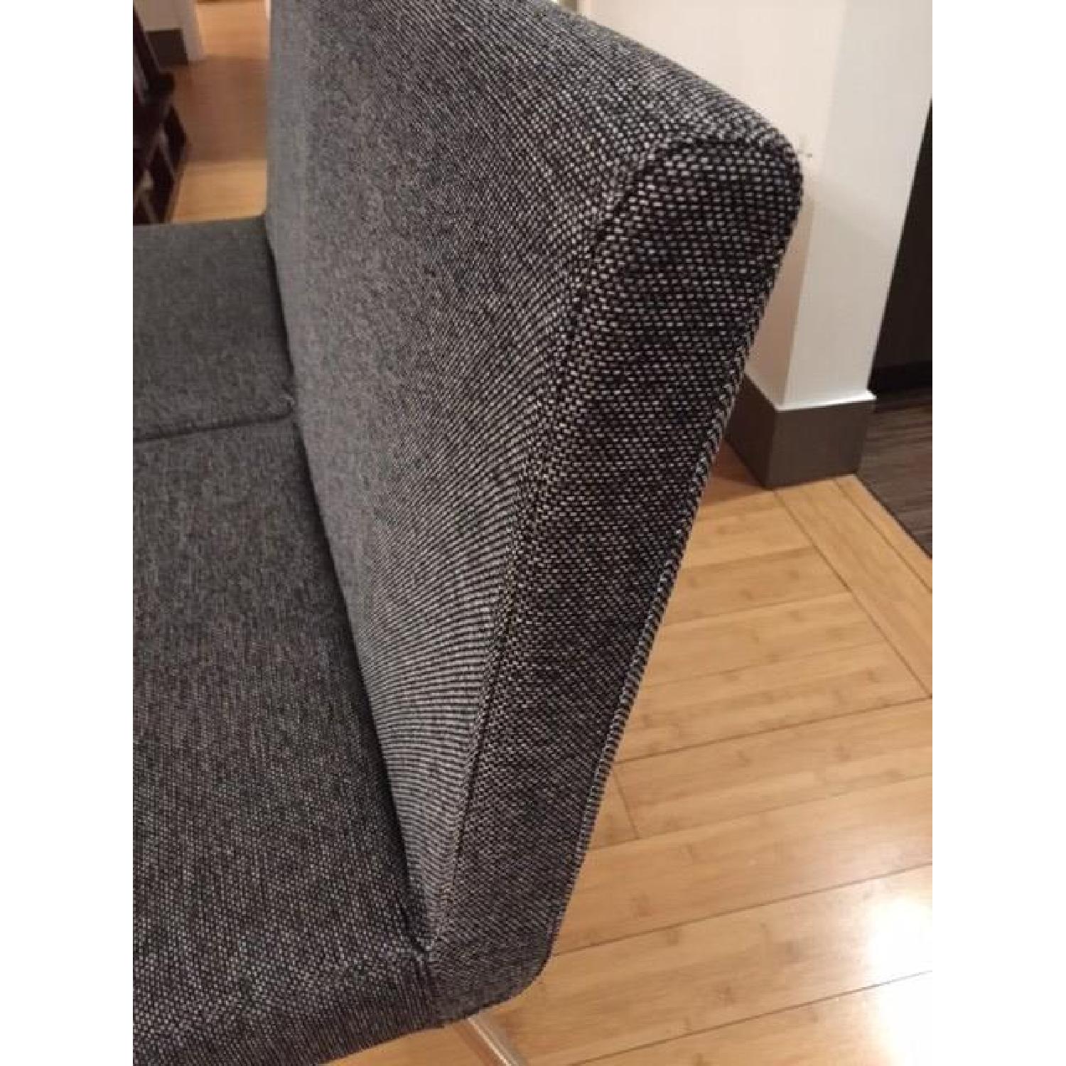 CB2 Silverado Chrome Rectangular Dining Table w/ 4 Chairs - image-9