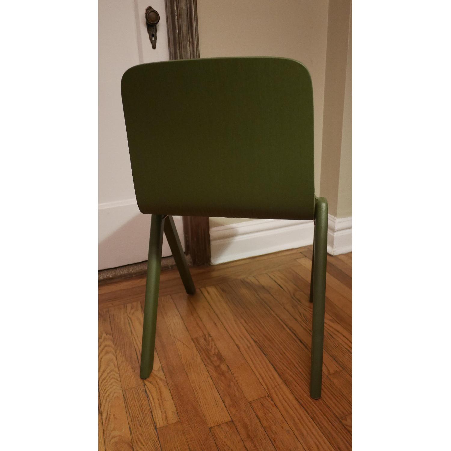 Hay Chair Stackable Hay Copenhague Stackable Chairs in Green - Pair - AptDeco