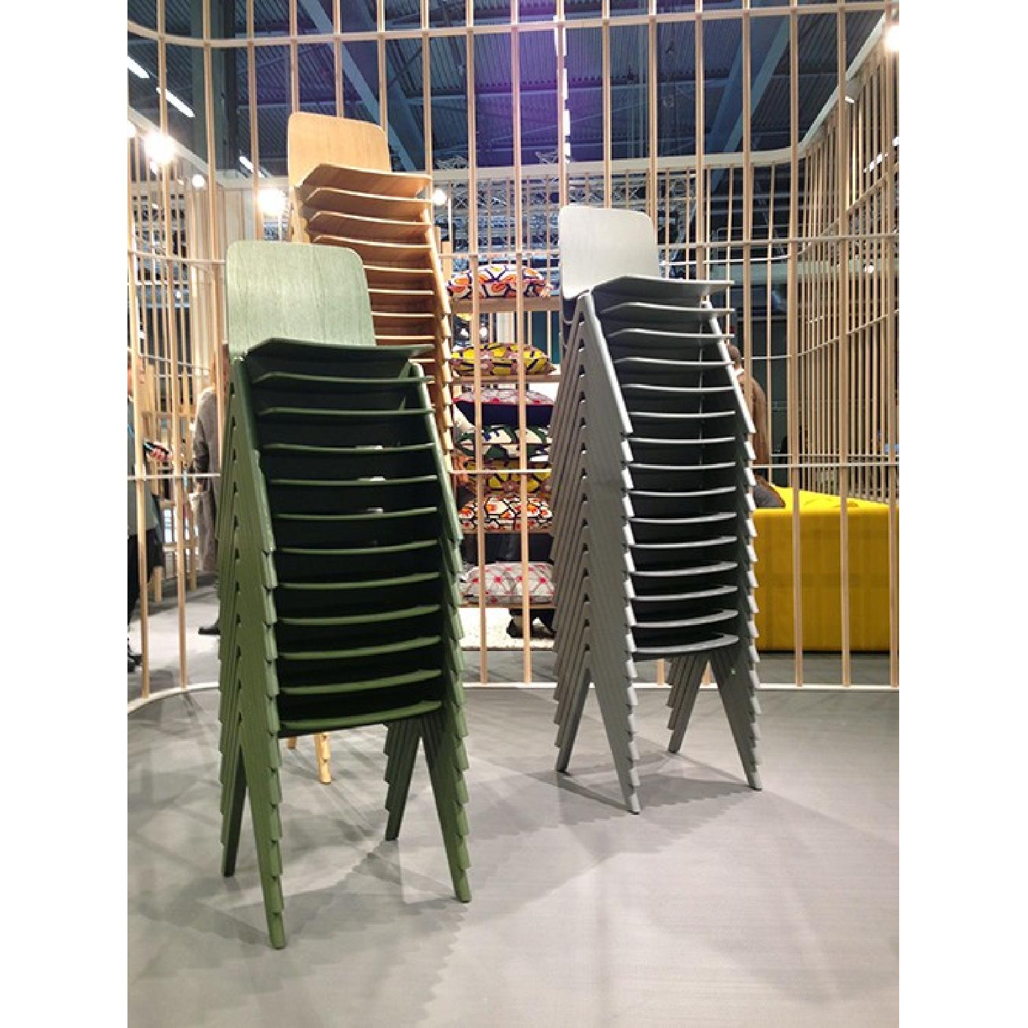 Hay Chair Stackable Hay Copenhague Stackable Chairs in Green - Pair - AptDeco