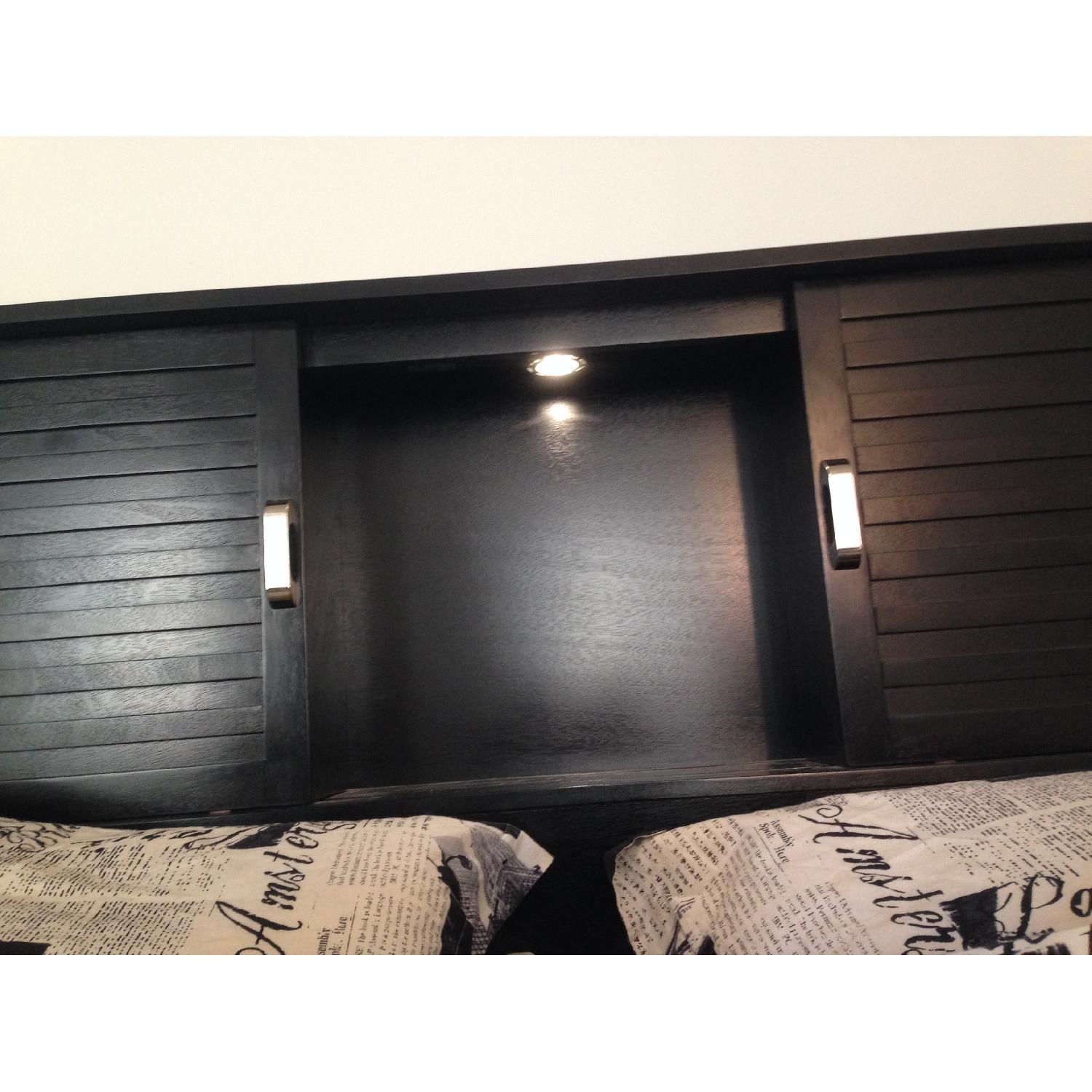 Bob's Furniture Black Dalton Queen Storage Bed - image-7