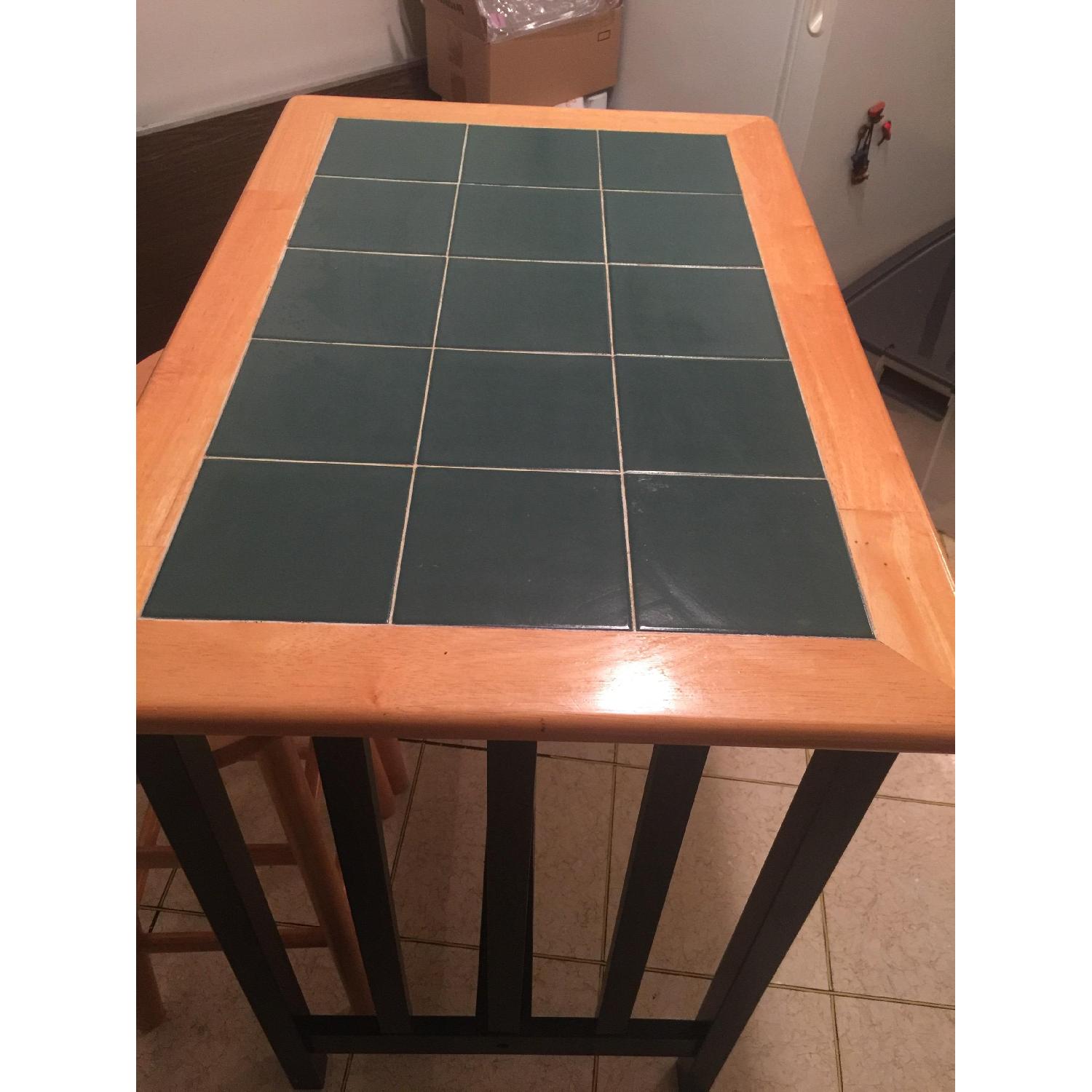 Target High Top Kitchen Table w/ 2 Stools AptDeco