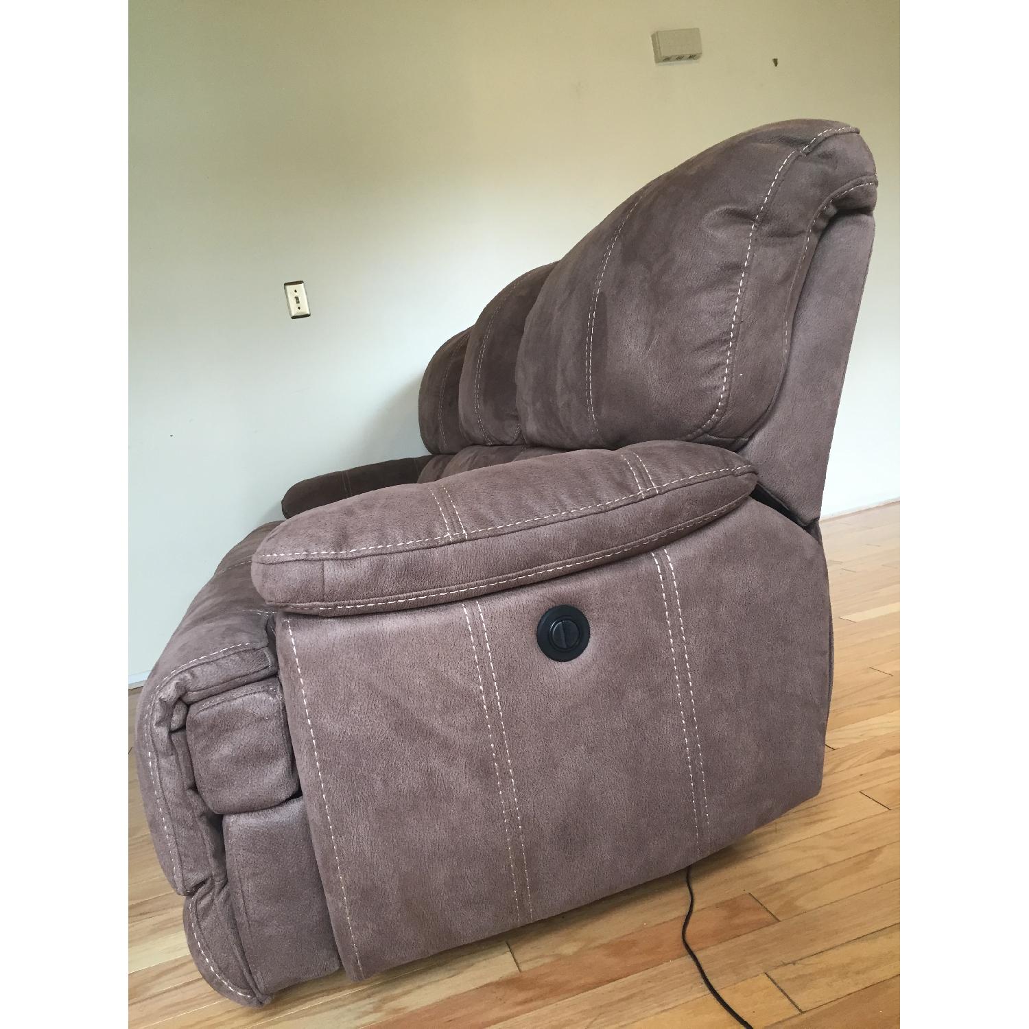 Macy's Power Dual Recliner Sofa - image-3