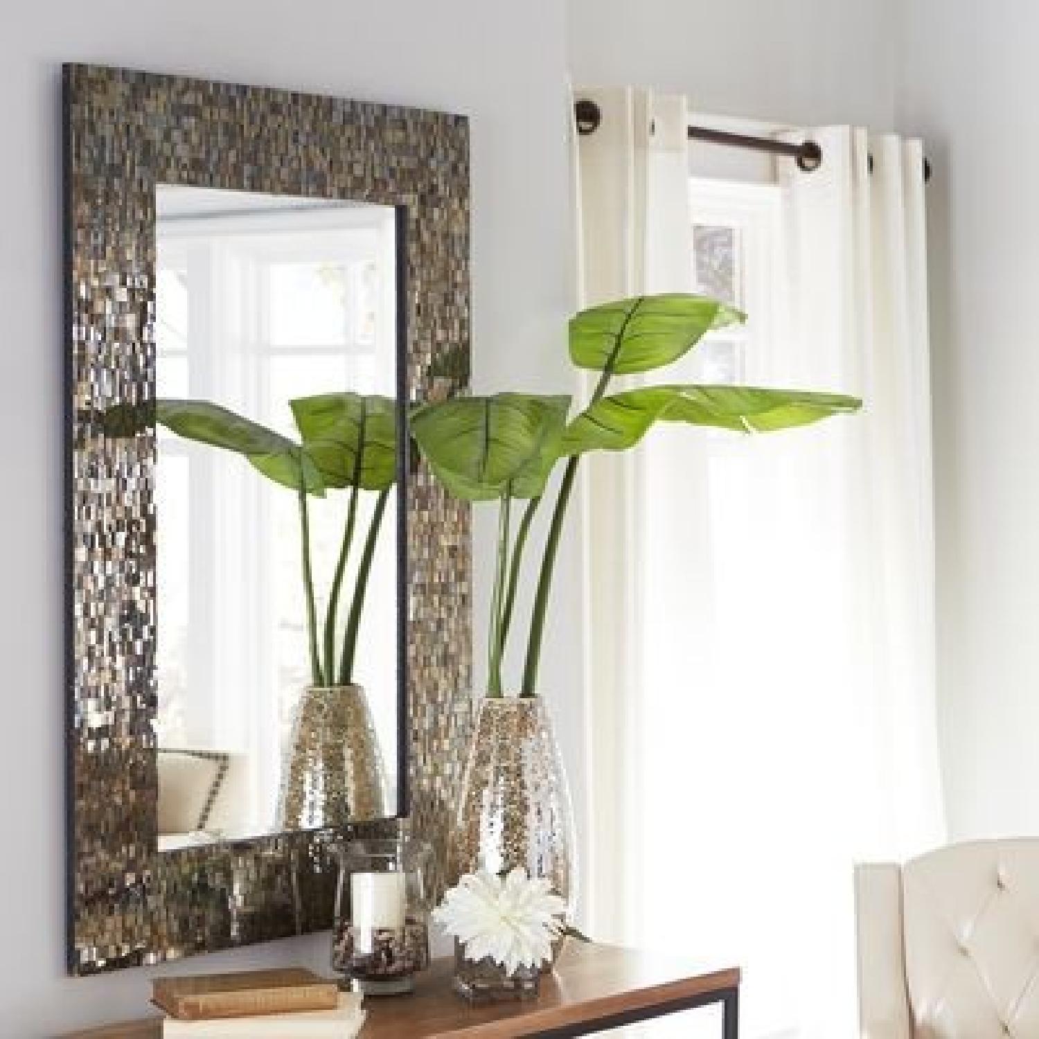 Pier 1 Amber Mosaic Mirror AptDeco