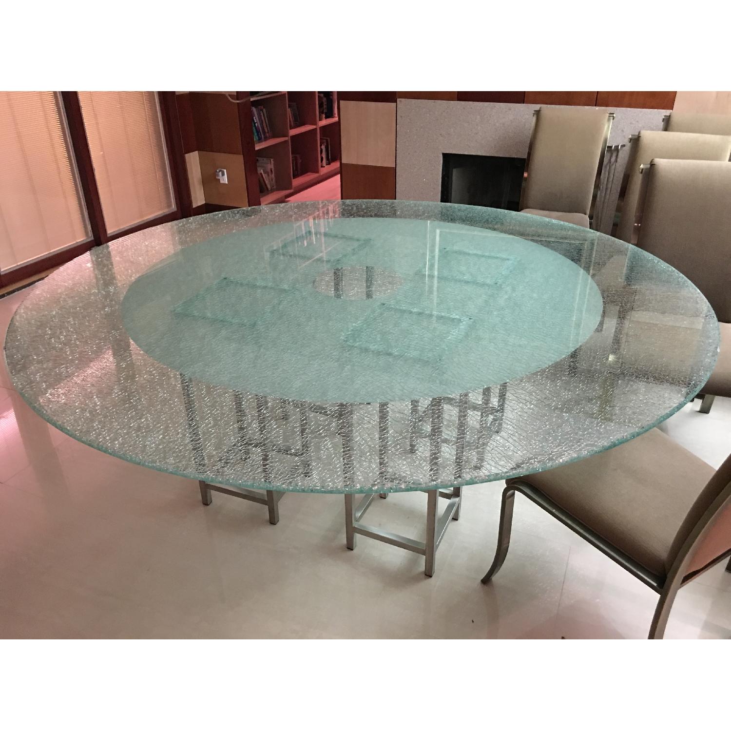Unique Glass Dining Table - image-4