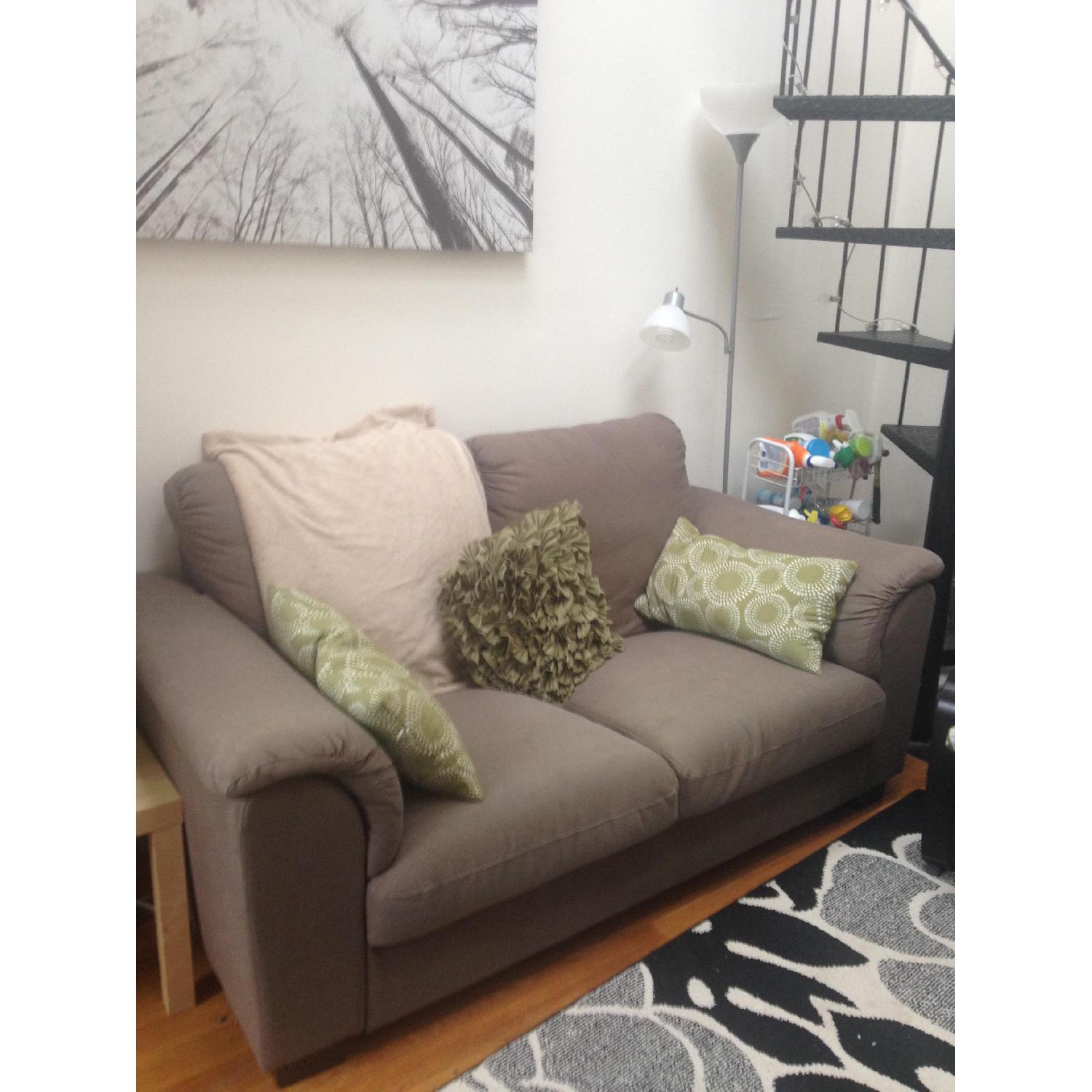 Ikea Tidafors Grey Loveseat - AptDeco