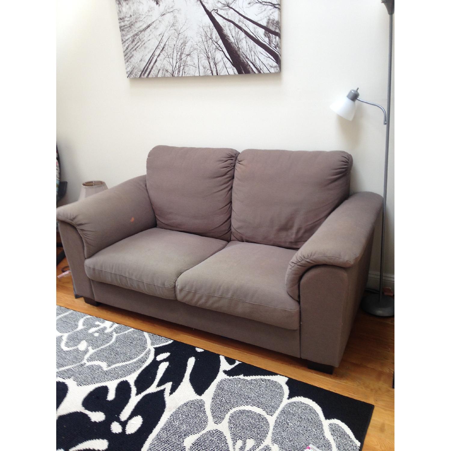 Ikea Tidafors Grey Loveseat - AptDeco