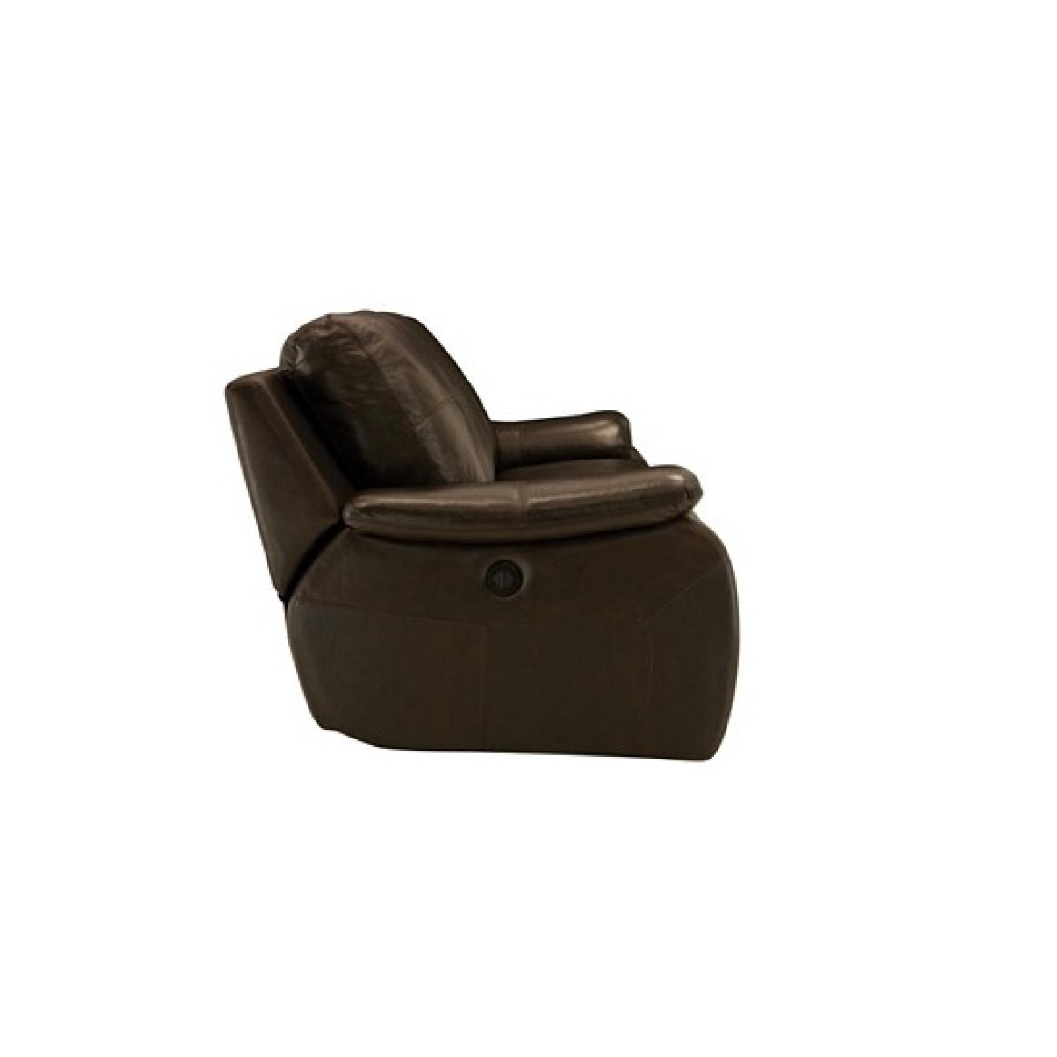 Raymour & Flanigan Alden Leather Power-Reclining Sofa - image-2