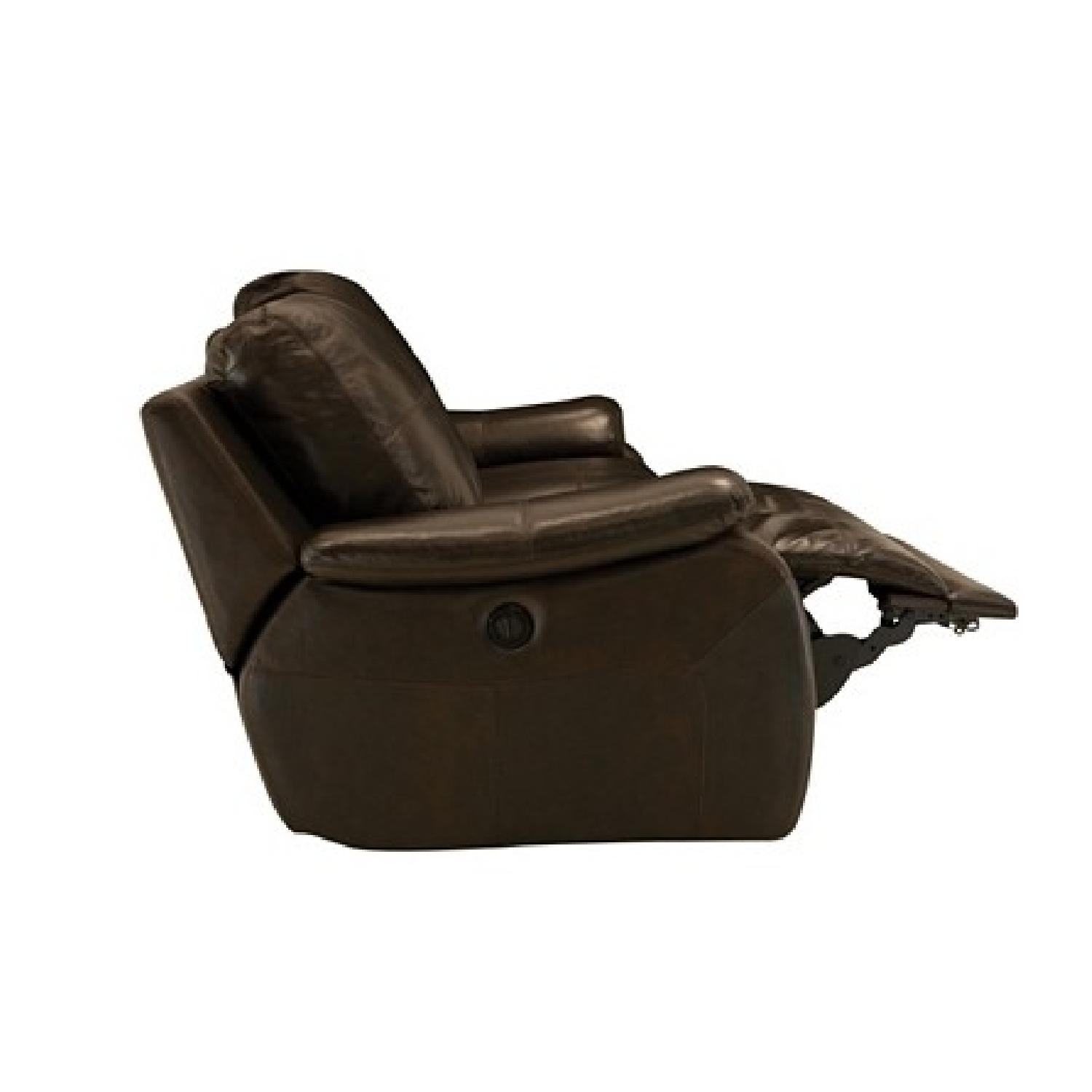 Raymour & Flanigan Alden Leather Power-Reclining Sofa - image-4