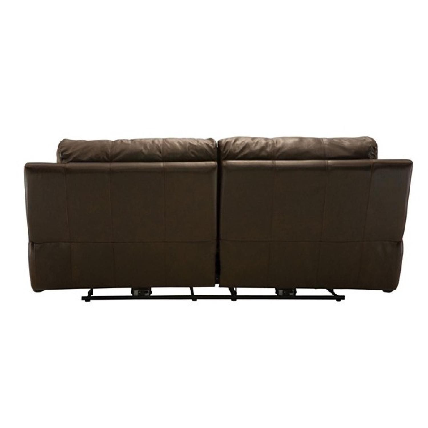 Raymour & Flanigan Alden Leather Power-Reclining Sofa - image-5