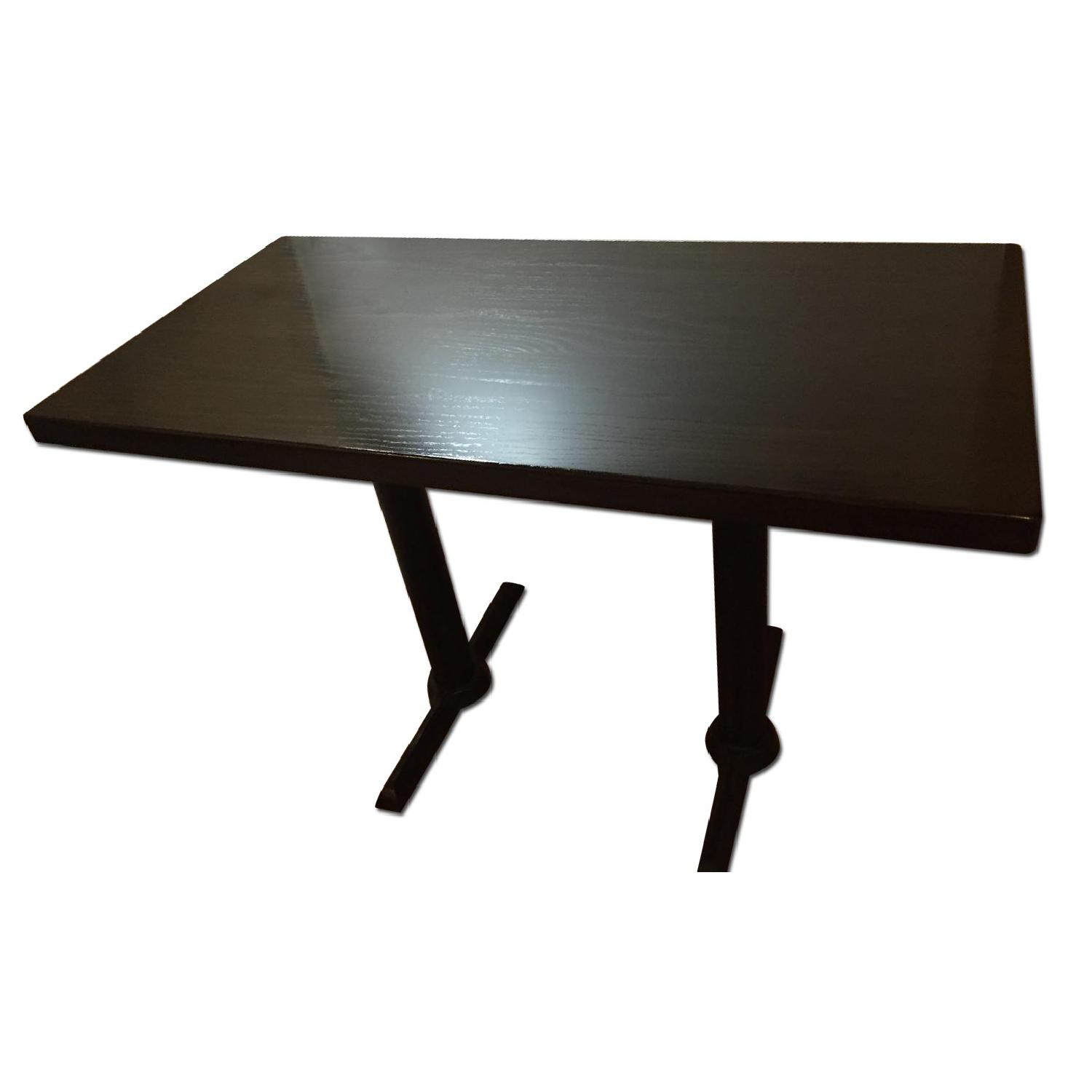 Solid Oak Table - AptDeco