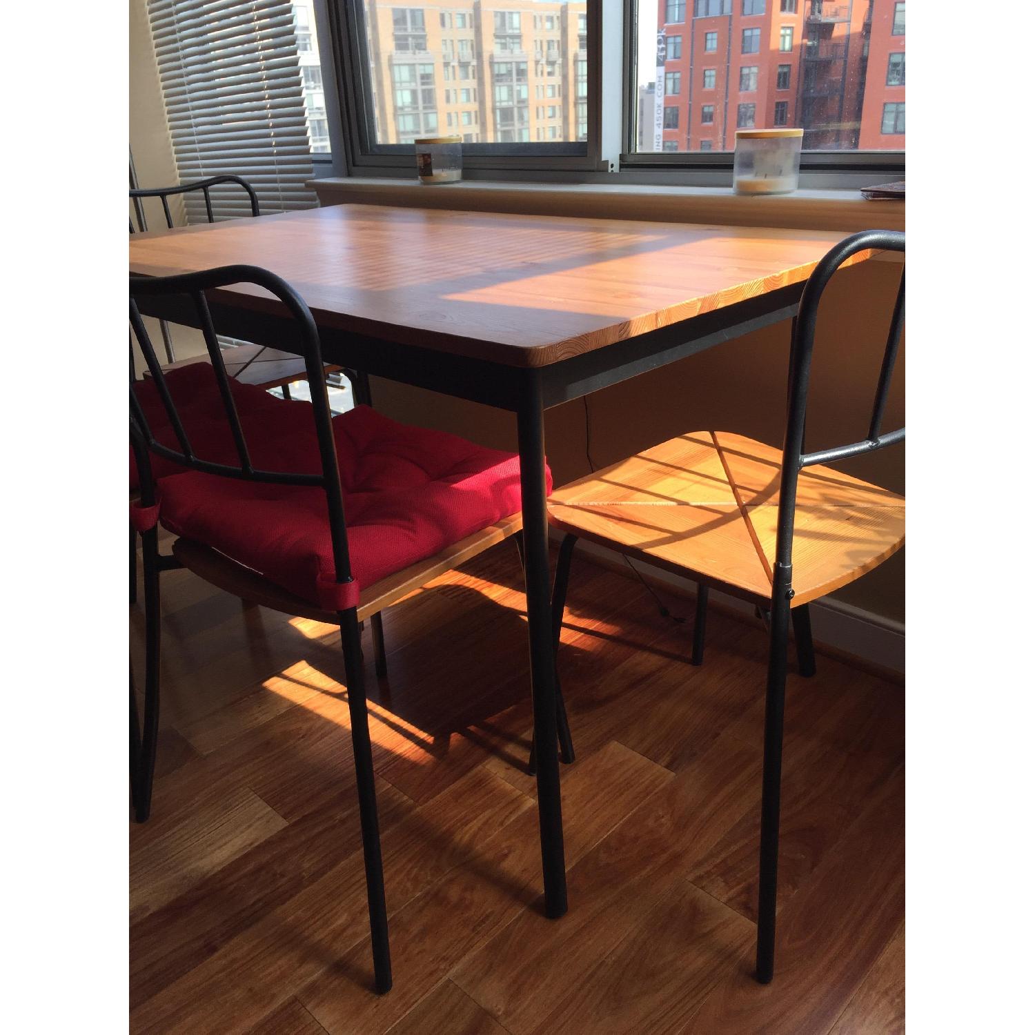 Ikea Wood Top Dining Table - image-4