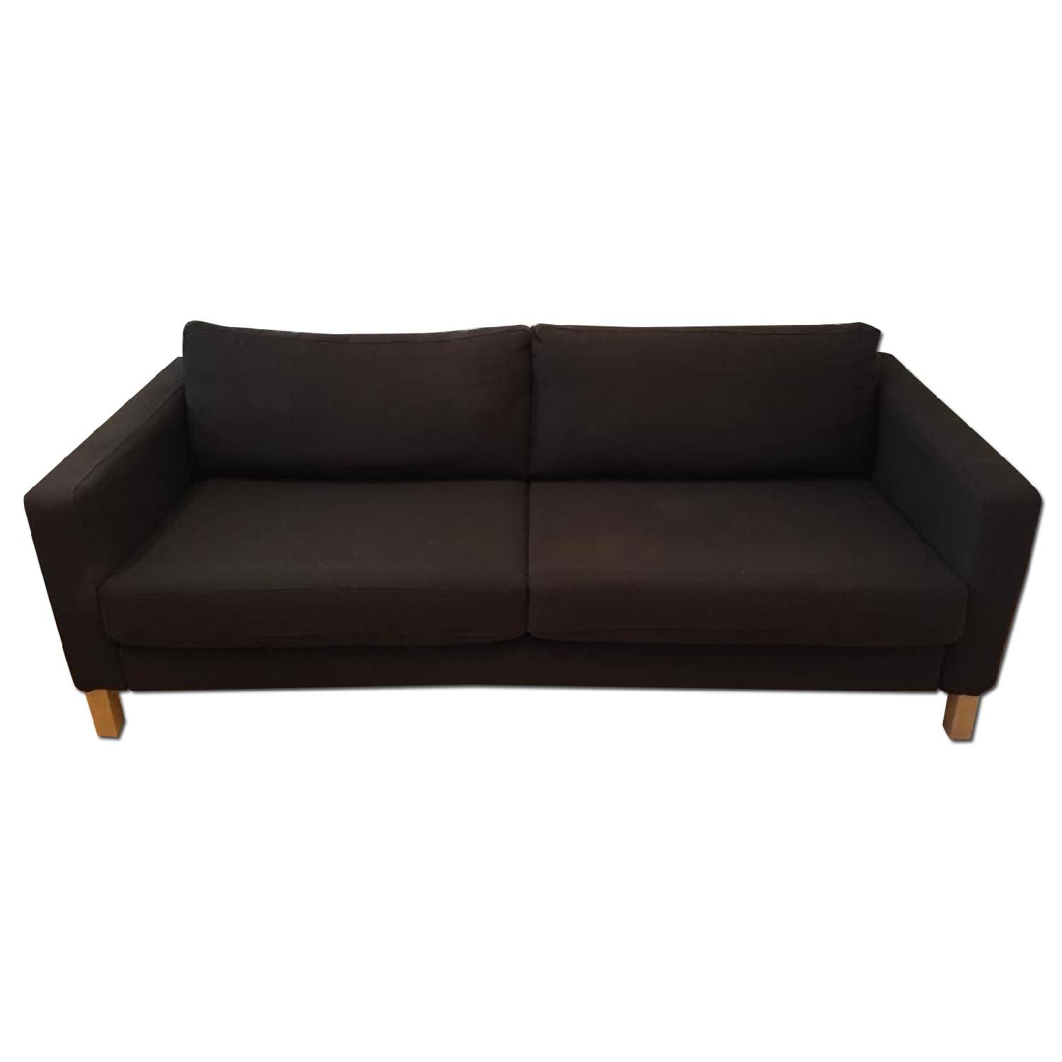 Ikea Karlstad Sofa in Brown AptDeco