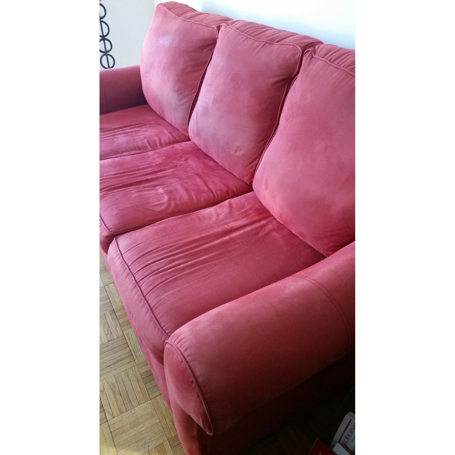 Red Queen Size Sleeper Sofa - image-2