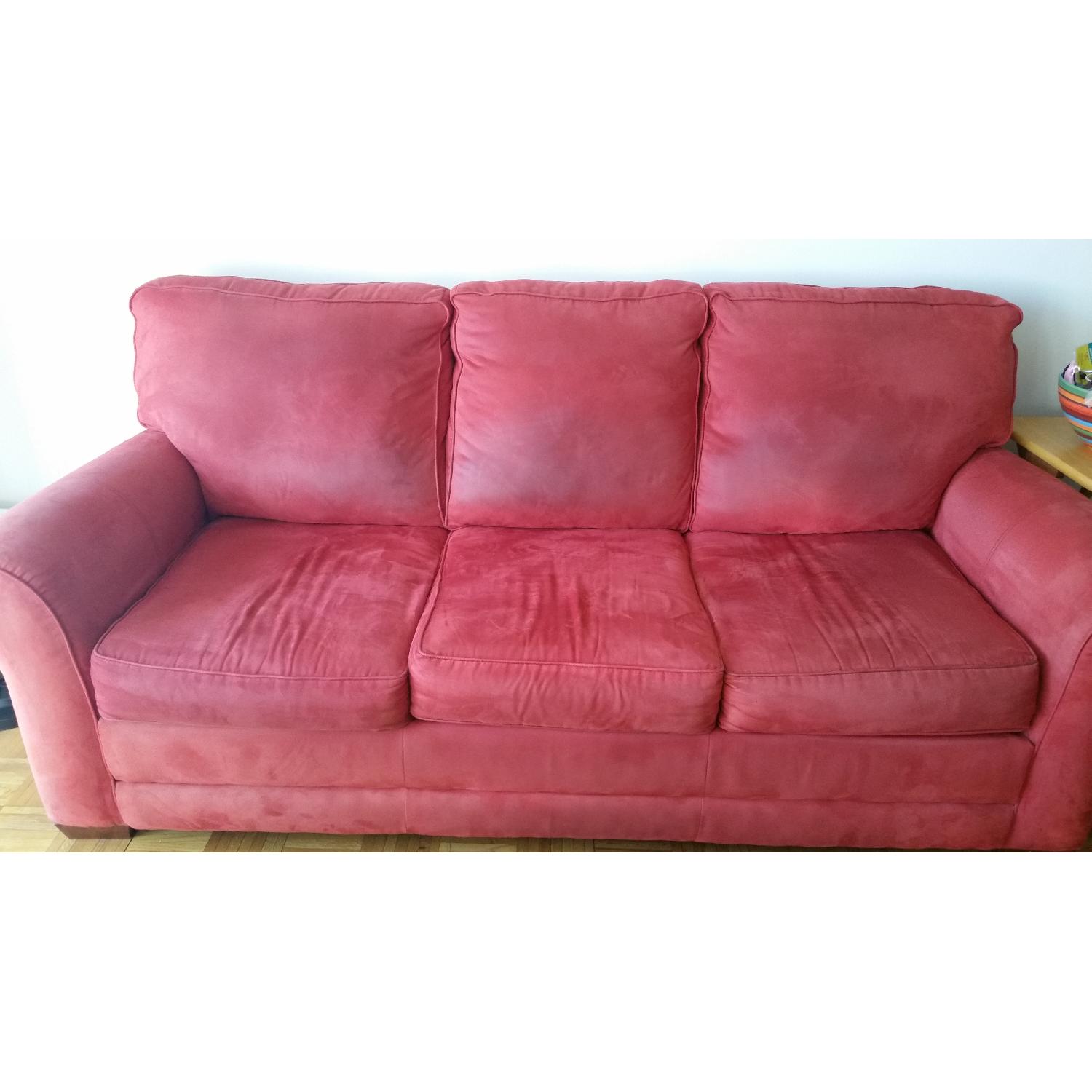Red Queen Size Sleeper Sofa - image-3